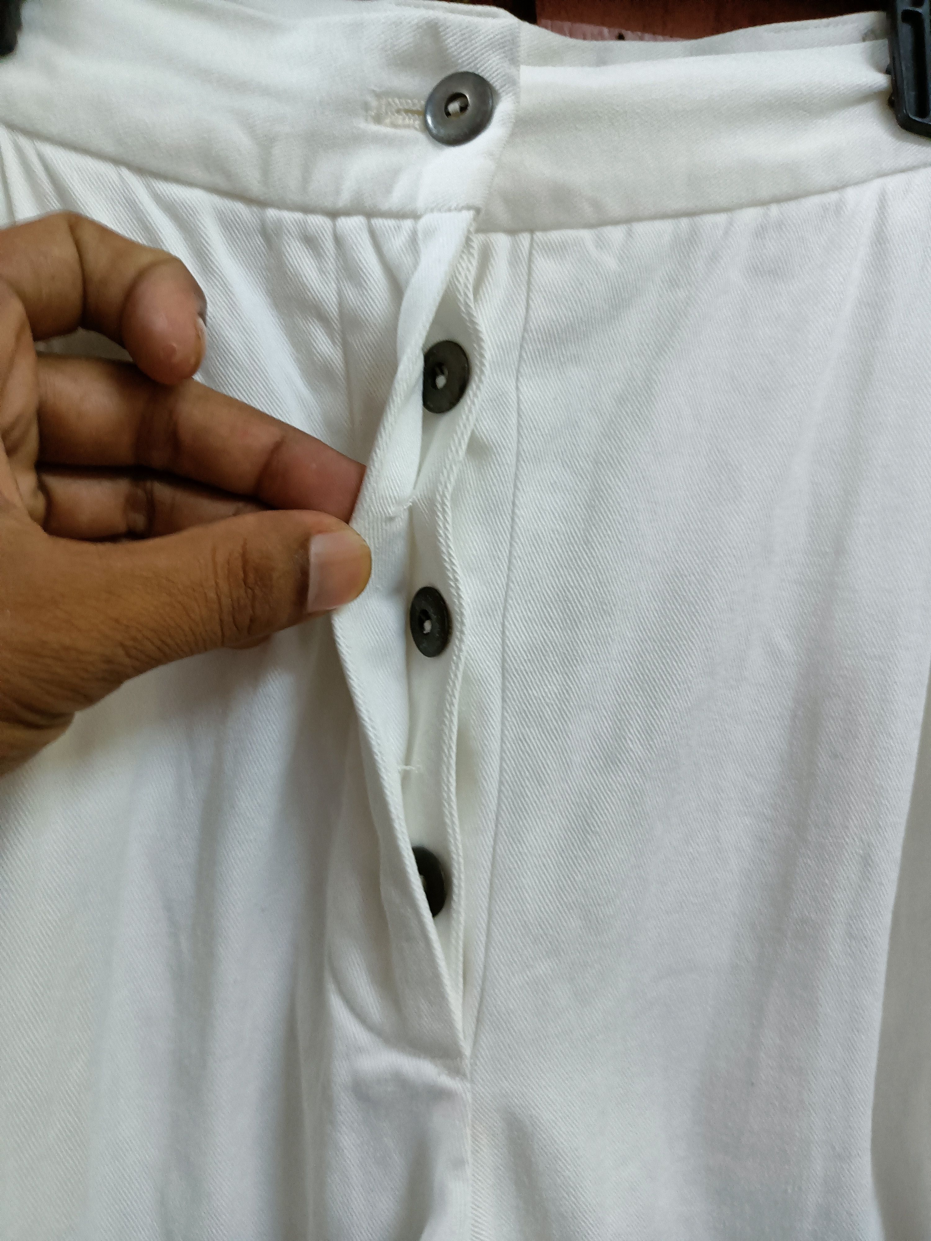 Jean Paul Gaultier Jean paul gaultier high waist white pants Size US 26 / EU 42 - 4 Thumbnail