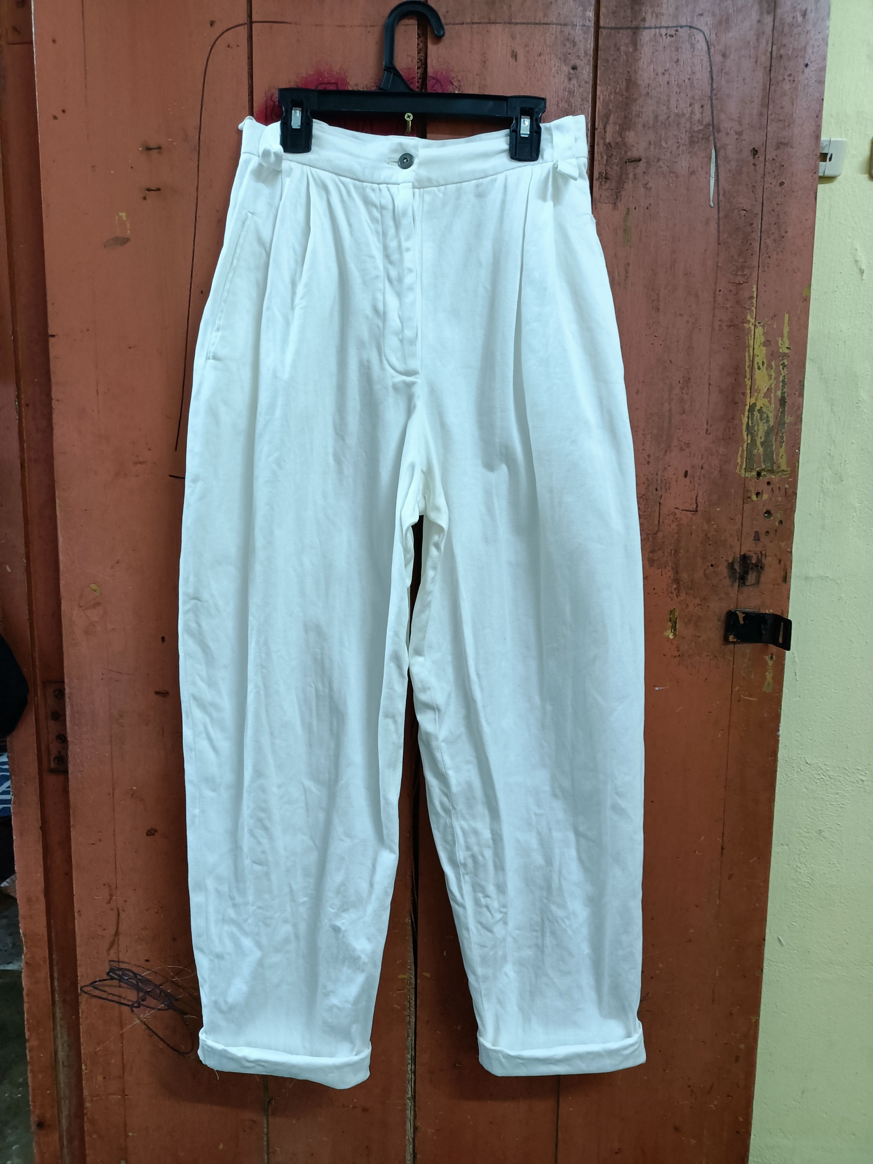 Jean Paul Gaultier Jean paul gaultier high waist white pants Size US 26 / EU 42 - 1 Thumbnail
