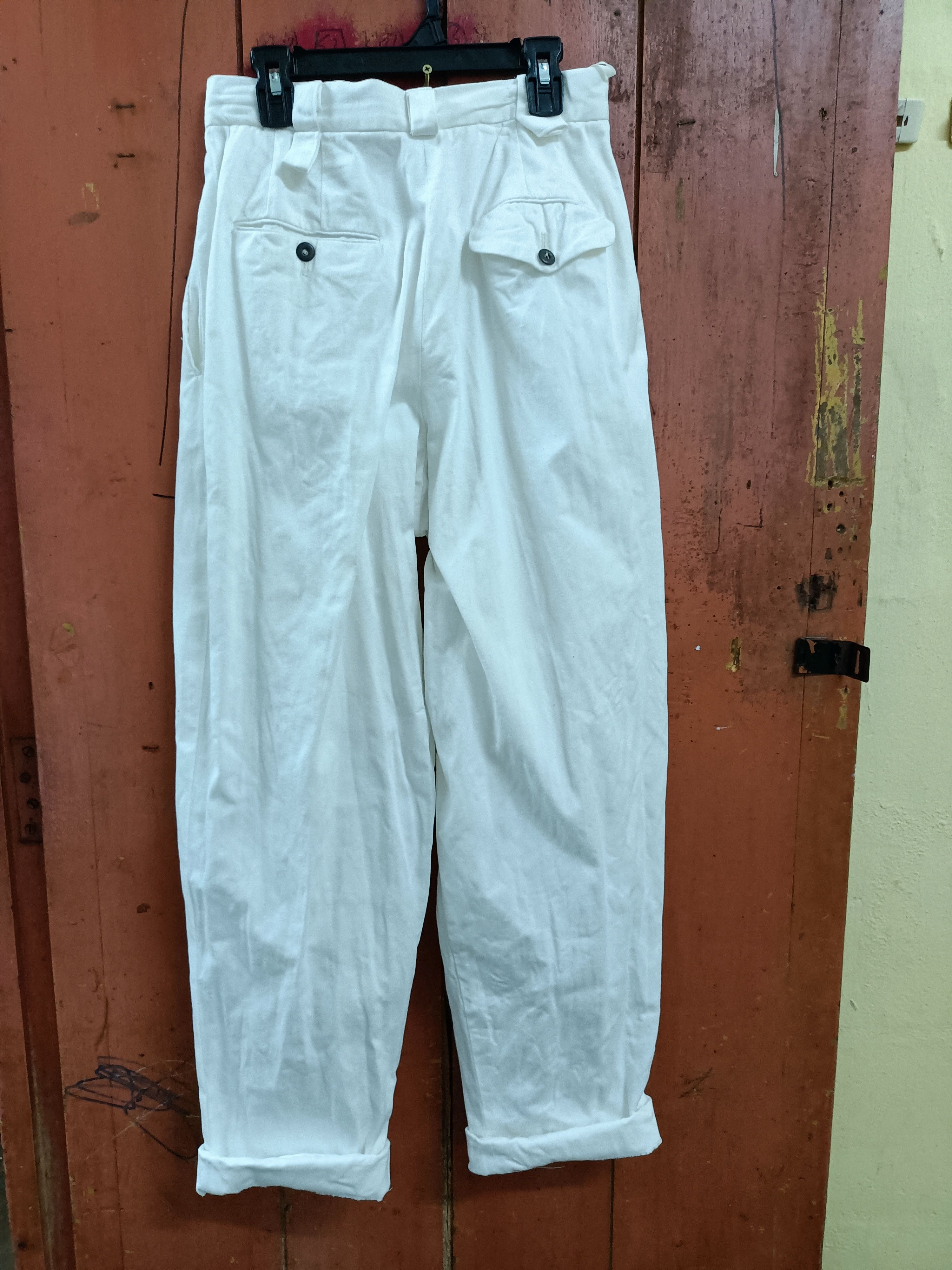 Jean Paul Gaultier Jean paul gaultier high waist white pants Size US 26 / EU 42 - 2 Thumbnail