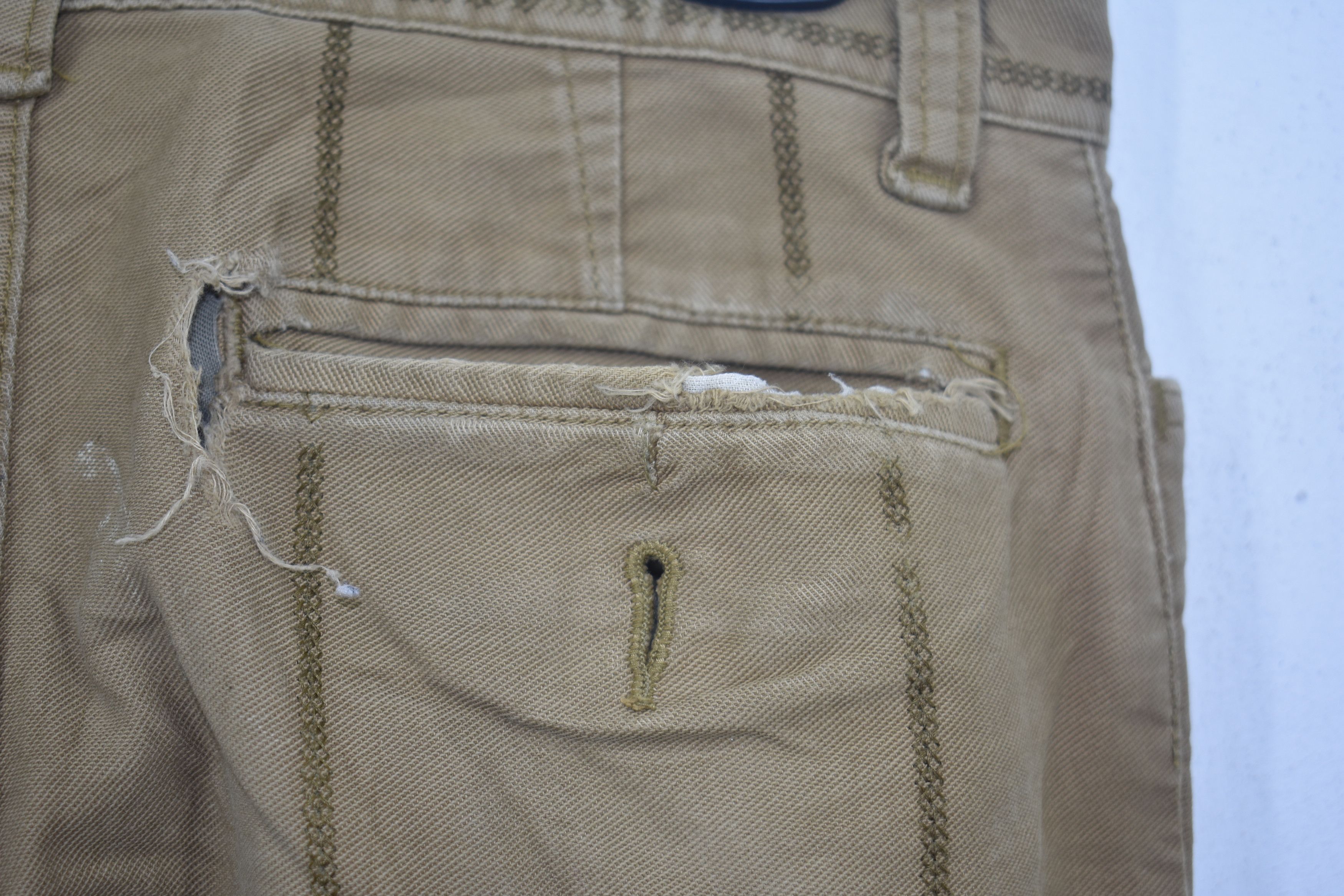 Hysteric Glamour × Vintage Crazy Flare Hysteric Glamour Distressed Pants Size US 28 / EU 44 - 7 Thumbnail