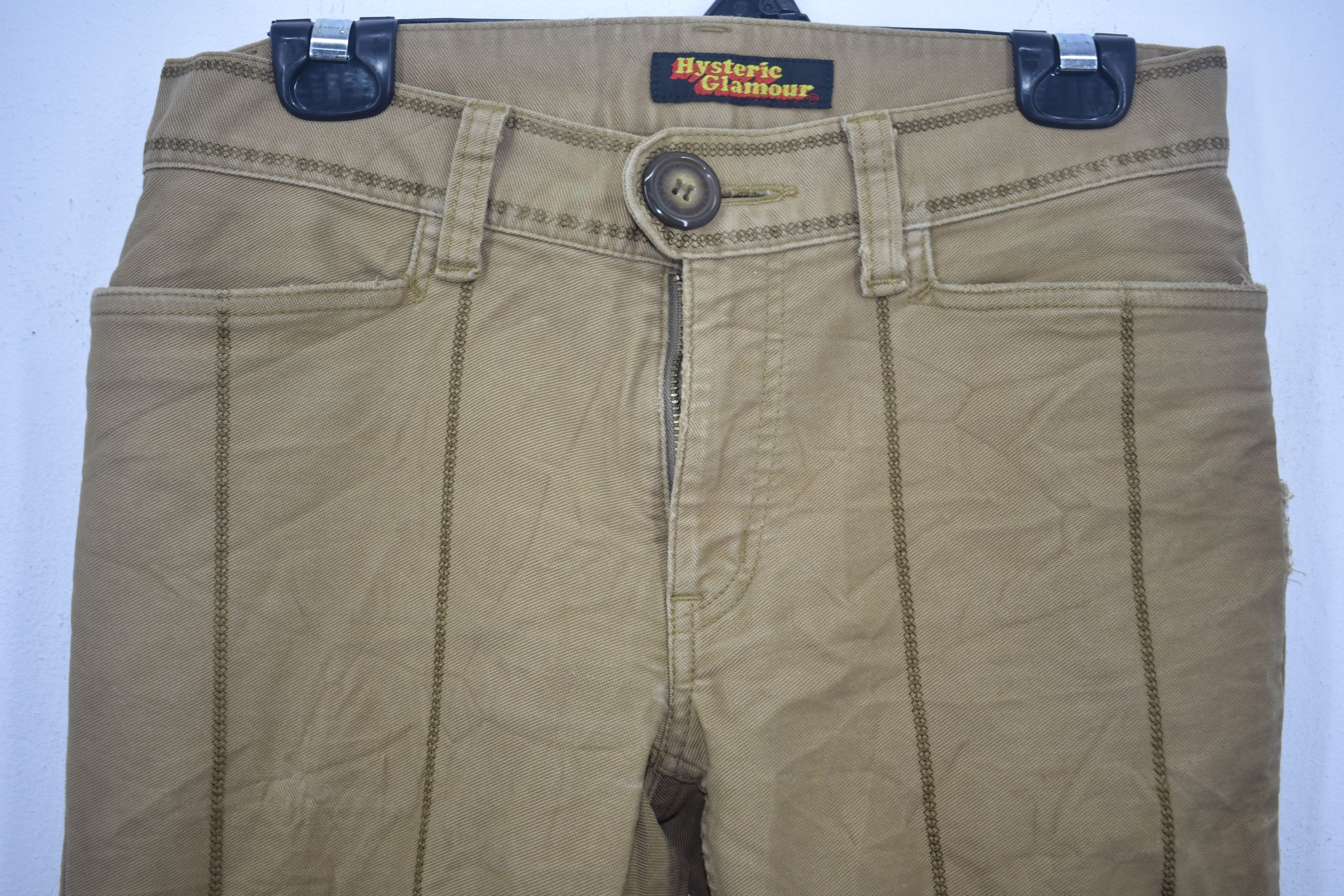 Hysteric Glamour × Vintage Crazy Flare Hysteric Glamour Distressed Pants Size US 28 / EU 44 - 2 Thumbnail
