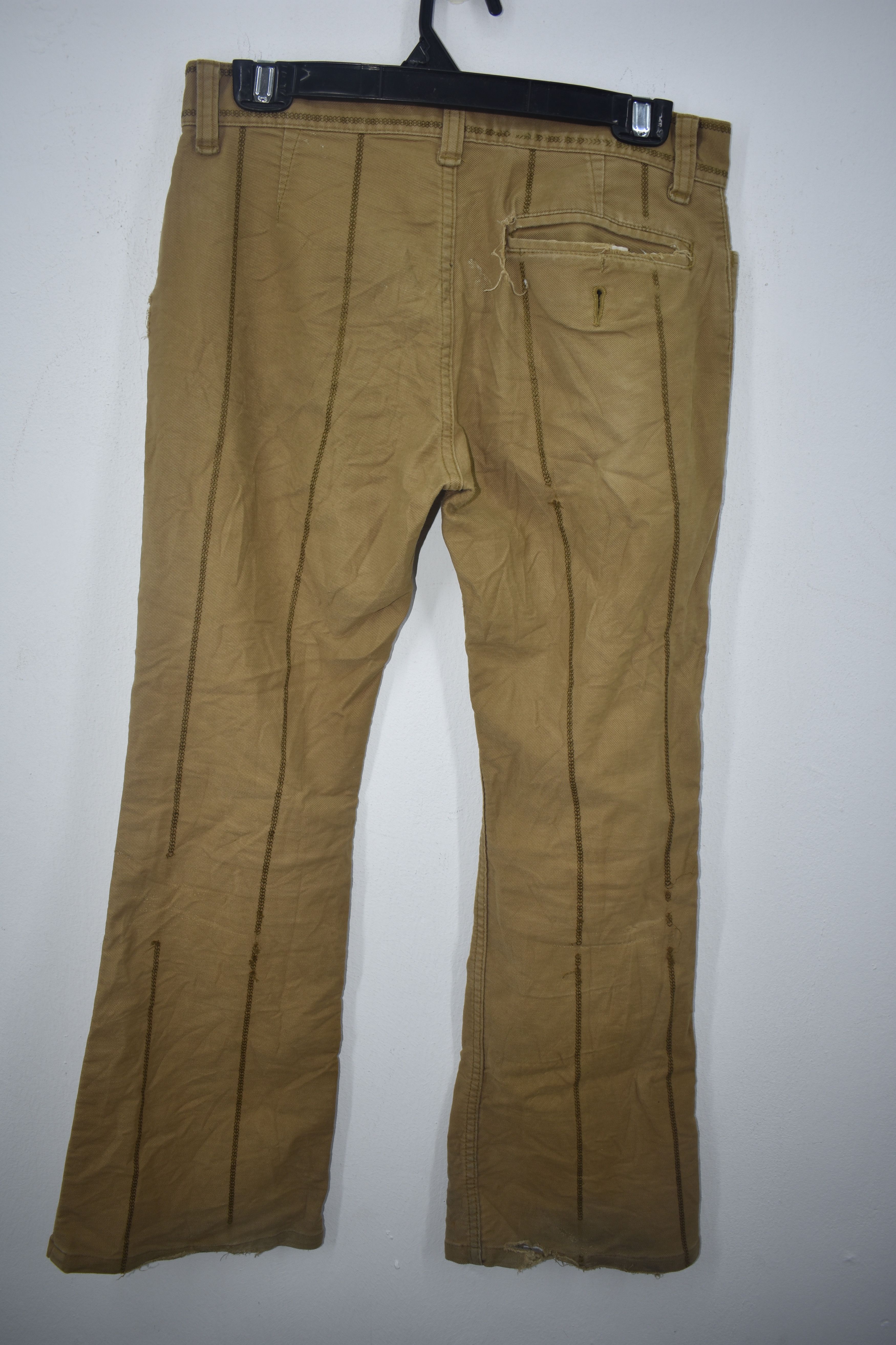 Hysteric Glamour × Vintage Crazy Flare Hysteric Glamour Distressed Pants Size US 28 / EU 44 - 4 Thumbnail