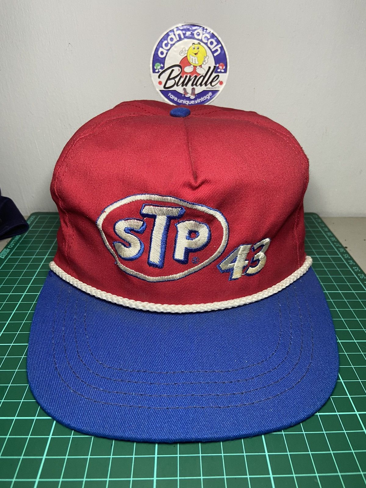 RICHARD PETTY STP 43 VINTAGE SNAPBACK HAT RARE