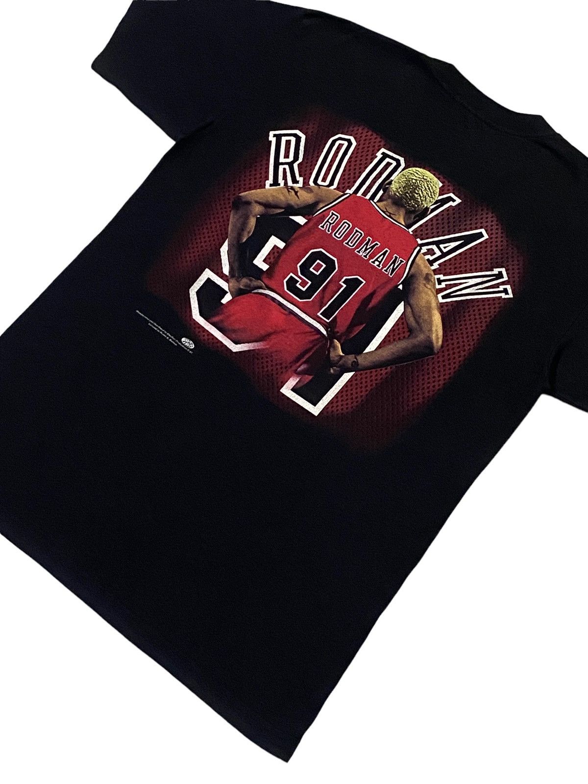 Vintage Rare🔥Vintage 90s Dennis Rodman 91 Chicago Bulls Size US L / EU 52-54 / 3 - 14 Thumbnail