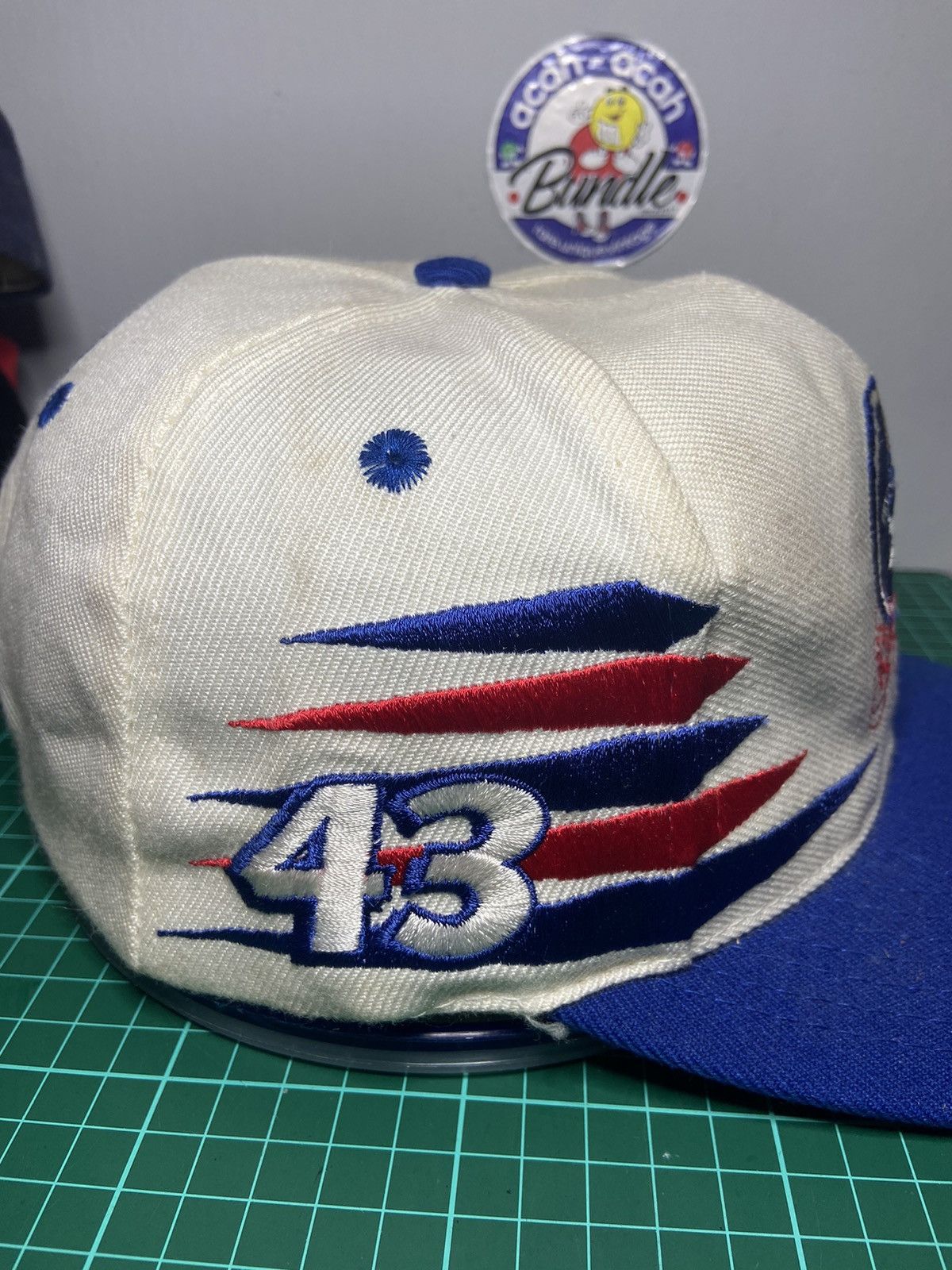 NASCAR RICHARD PETTY 43 VINTAGE SNAPBACK HAT MADE IN TAIWAN ROC Size ONE SIZE - 2 Thumbnail