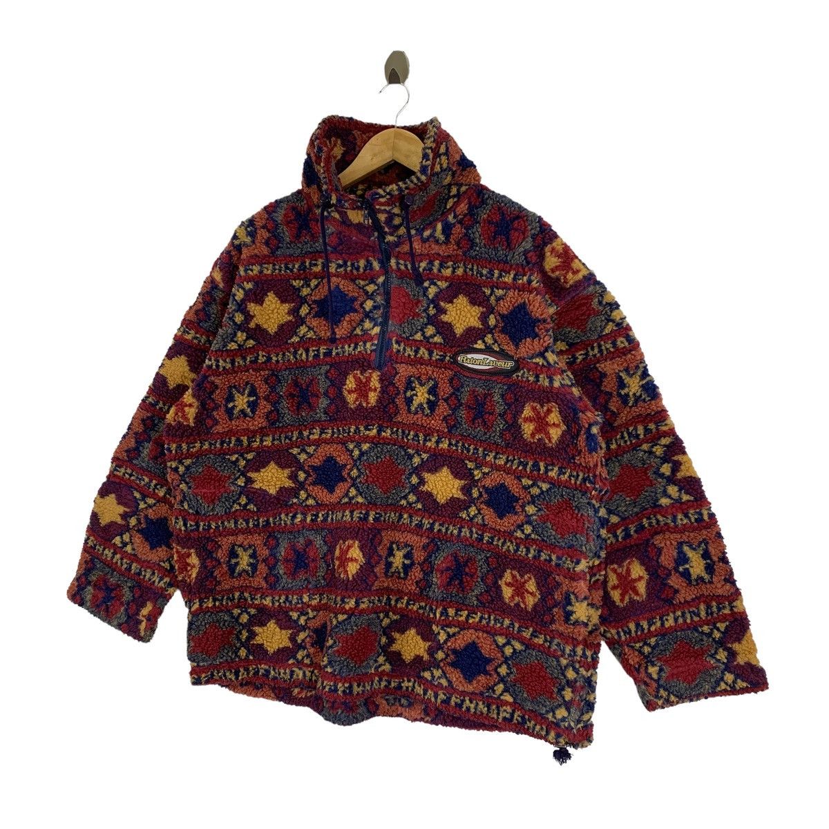 Japanese Brand Vintage RATON LAVEUR Japanese Deep Pile Fleece Sweatshirt Size US L / EU 52-54 / 3 - 3 Thumbnail