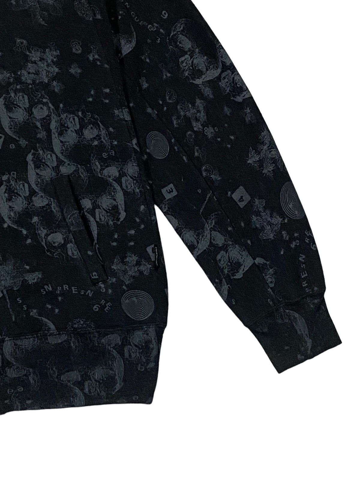 Hysteric Glamour × Japanese Brand Rare🔥Hysteric Glamour Fullprint Skull Zip-Ups Hoodie Size US M / EU 48-50 / 2 - 16 Thumbnail