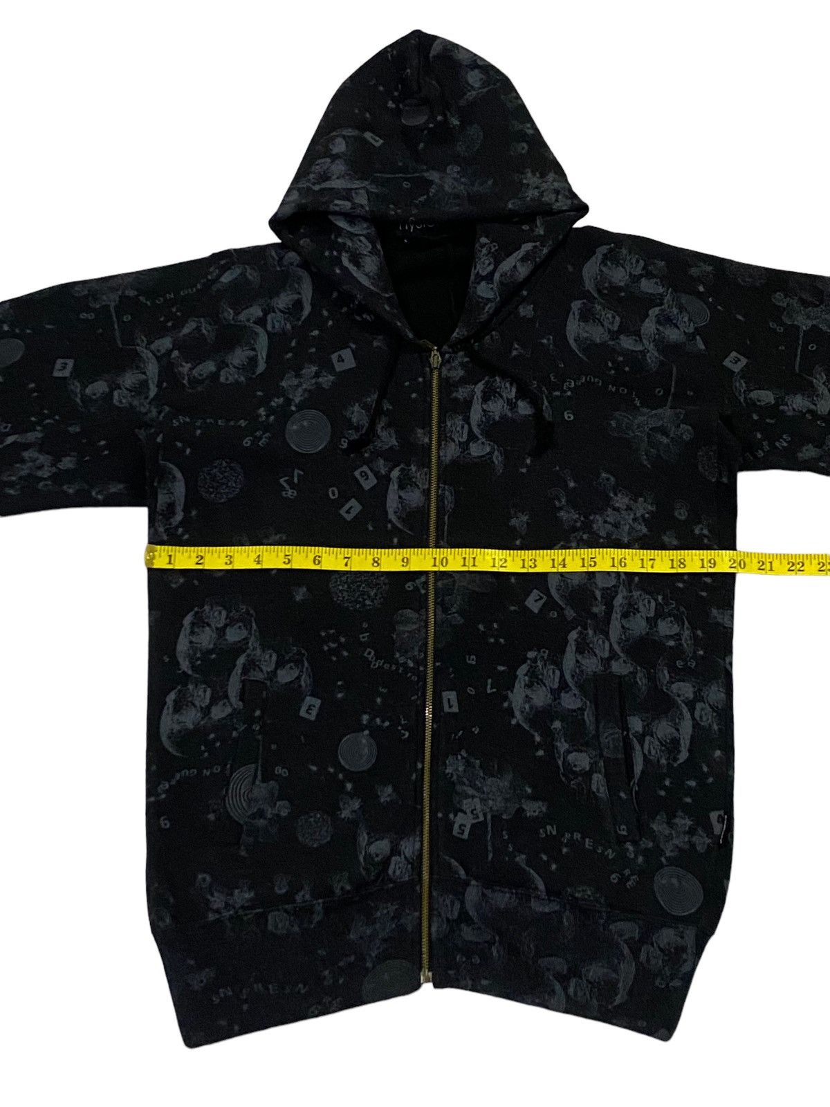 Hysteric Glamour × Japanese Brand Rare🔥Hysteric Glamour Fullprint Skull Zip-Ups Hoodie Size US M / EU 48-50 / 2 - 4 Thumbnail