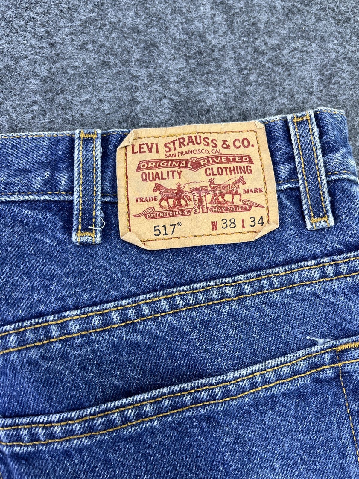 Levi's × Vintage Vintage Levis 517 Jeans - J775 Size US 38 / EU 54 - 7 Thumbnail