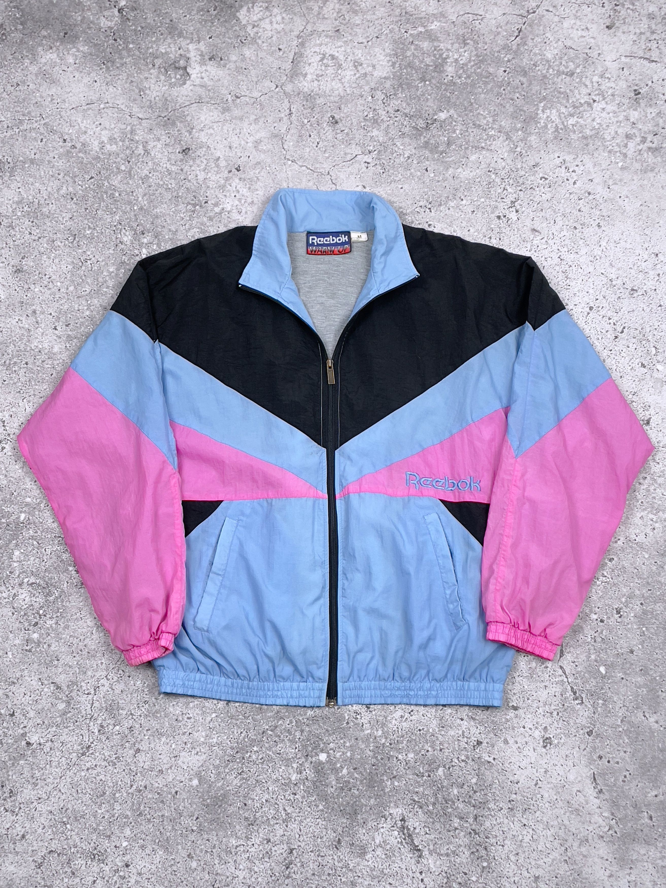 Vintage 80s Reebok Nylon Track Jacket Set Jacket + Pants Size US M / EU 48-50 / 2 - 2 Preview
