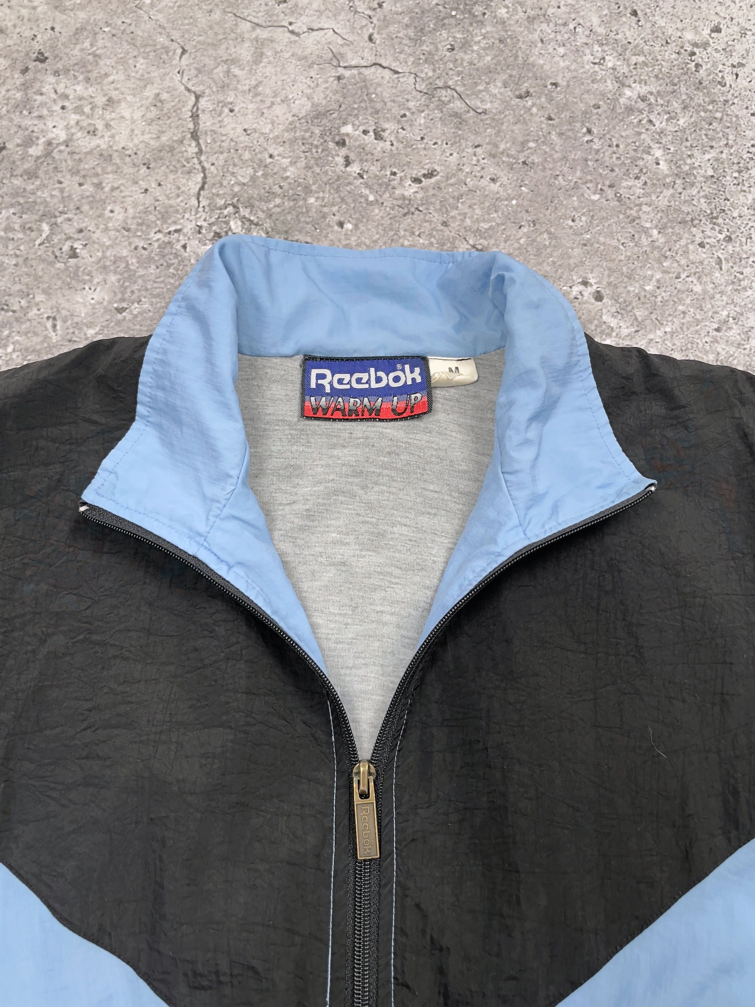 Vintage 80s Reebok Nylon Track Jacket Set Jacket + Pants Size US M / EU 48-50 / 2 - 6 Thumbnail