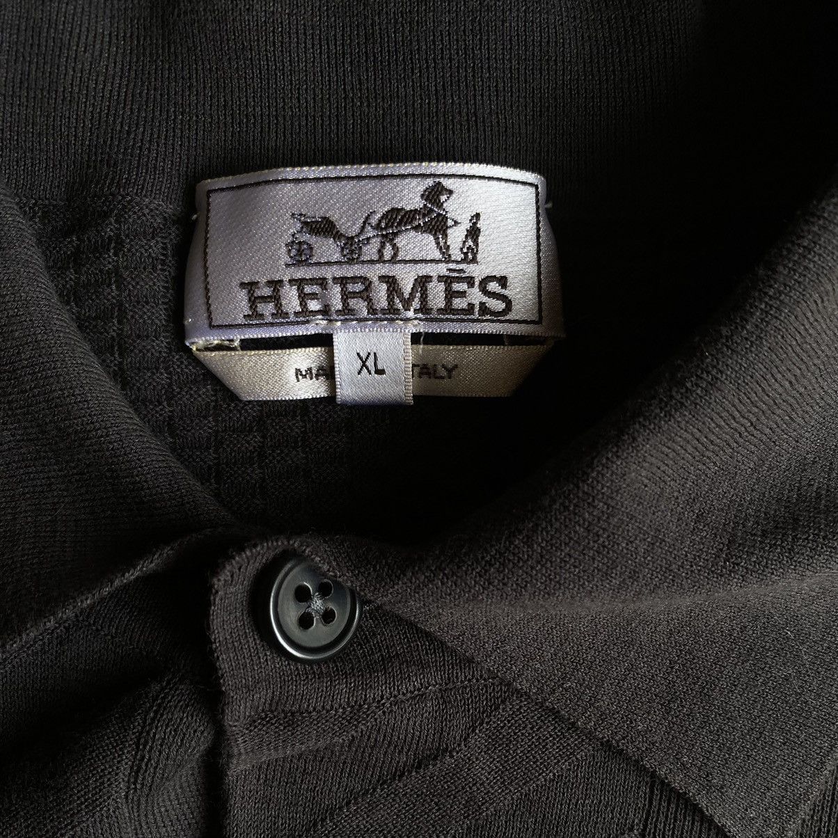 Hermes Hermes Cotton Knit Polo Size US XL / EU 56 / 4 - 7 Thumbnail
