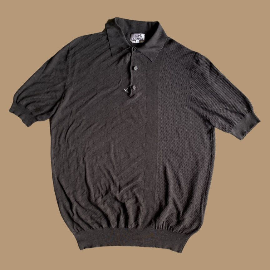 Hermes Hermes Cotton Knit Polo Size US XL / EU 56 / 4 - 2 Thumbnail