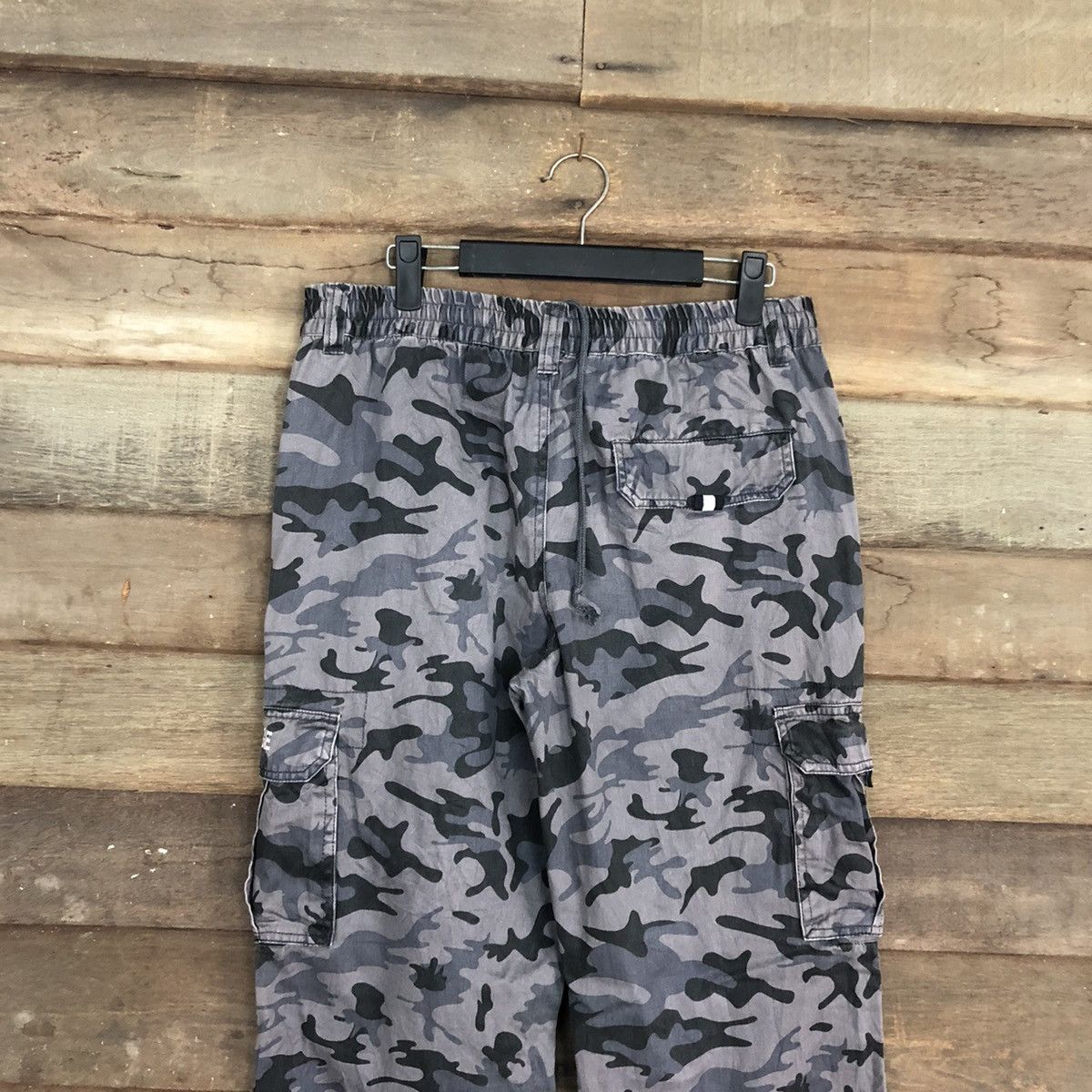 George George Purple Faded Multipocket Military Cargo Pants #0555 Size US 29 - 10 Thumbnail