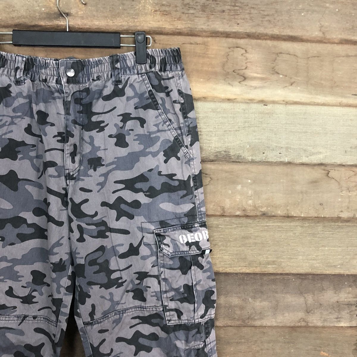 George George Purple Faded Multipocket Military Cargo Pants #0555 Size US 29 - 5 Thumbnail