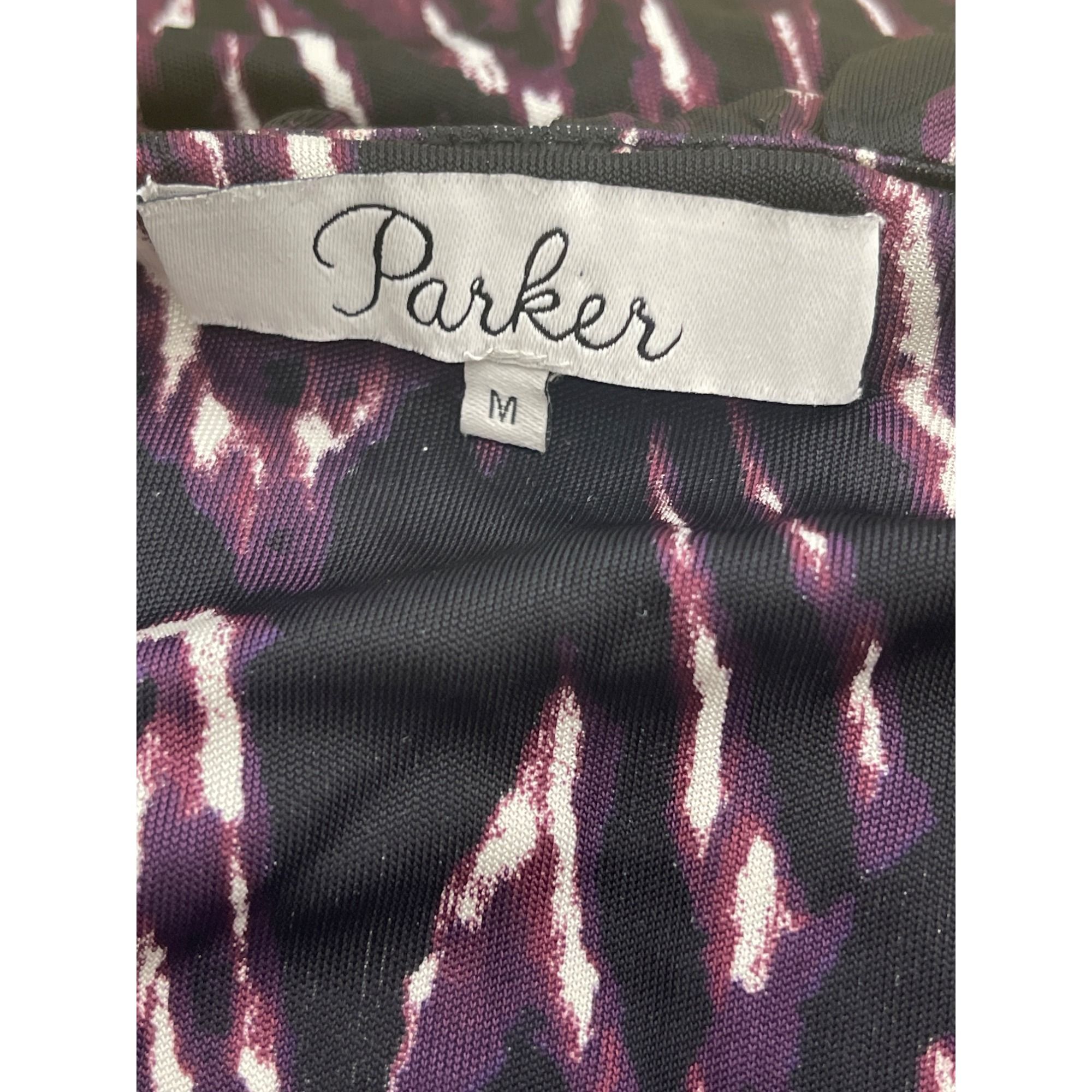 Parker Parker Multicolored V Neck Batwing Sleeve Shift Dress Size M Size M / US 6-8 / IT 42-44 - 8 Thumbnail