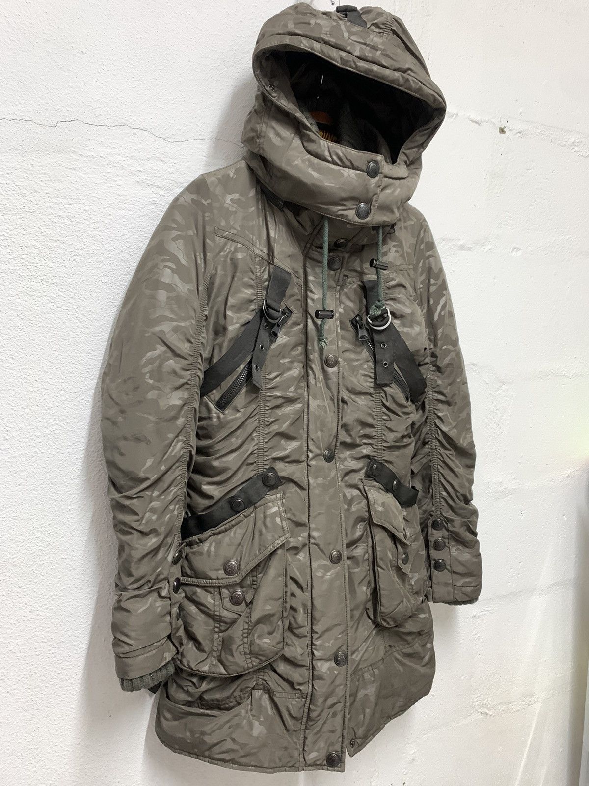 Japanese Brand Nylon Camo Parka Jacket Padded Size US M / EU 48-50 / 2 - 2 Thumbnail
