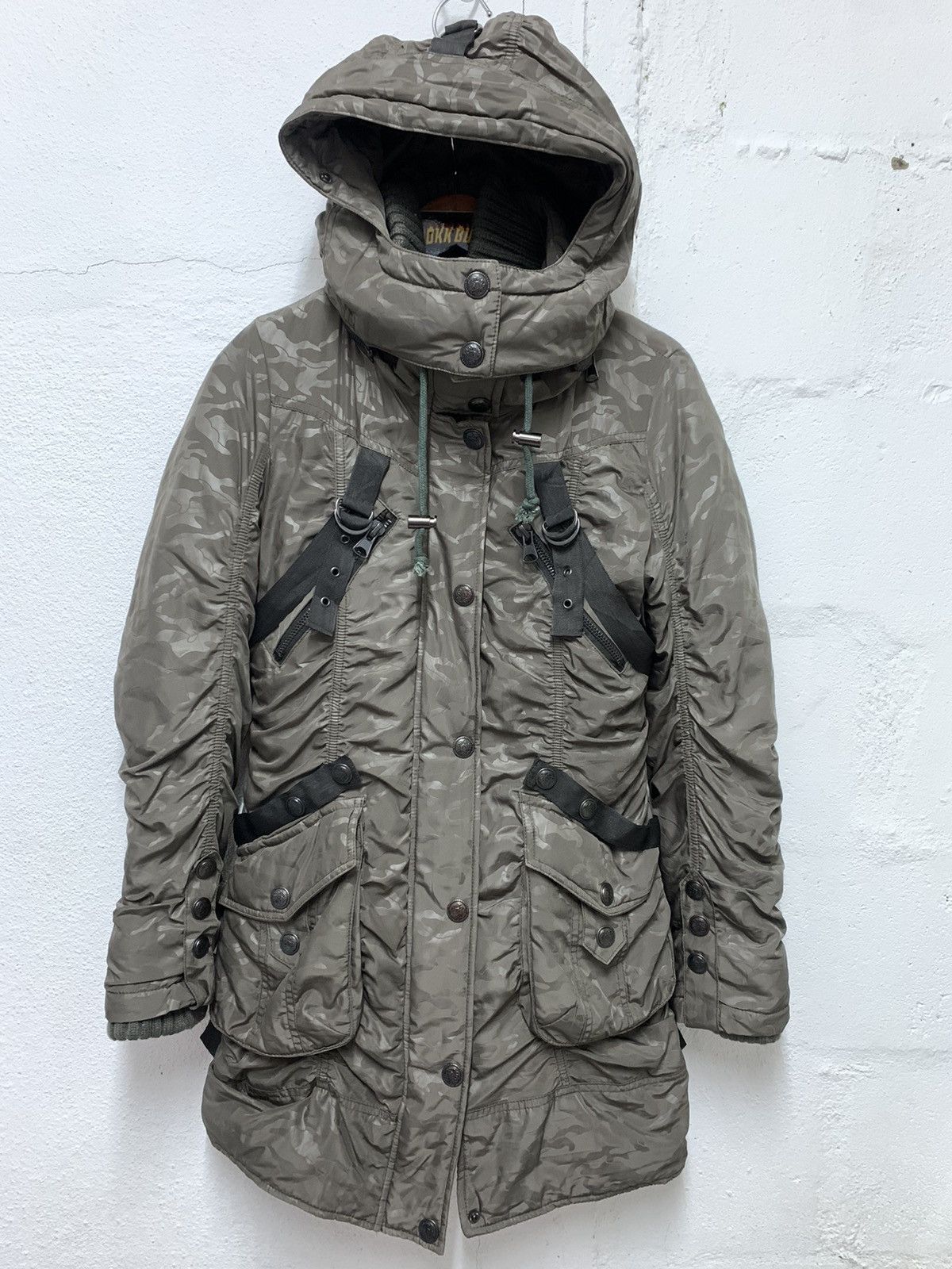 Japanese Brand Nylon Camo Parka Jacket Padded Size US M / EU 48-50 / 2 - 1 Thumbnail