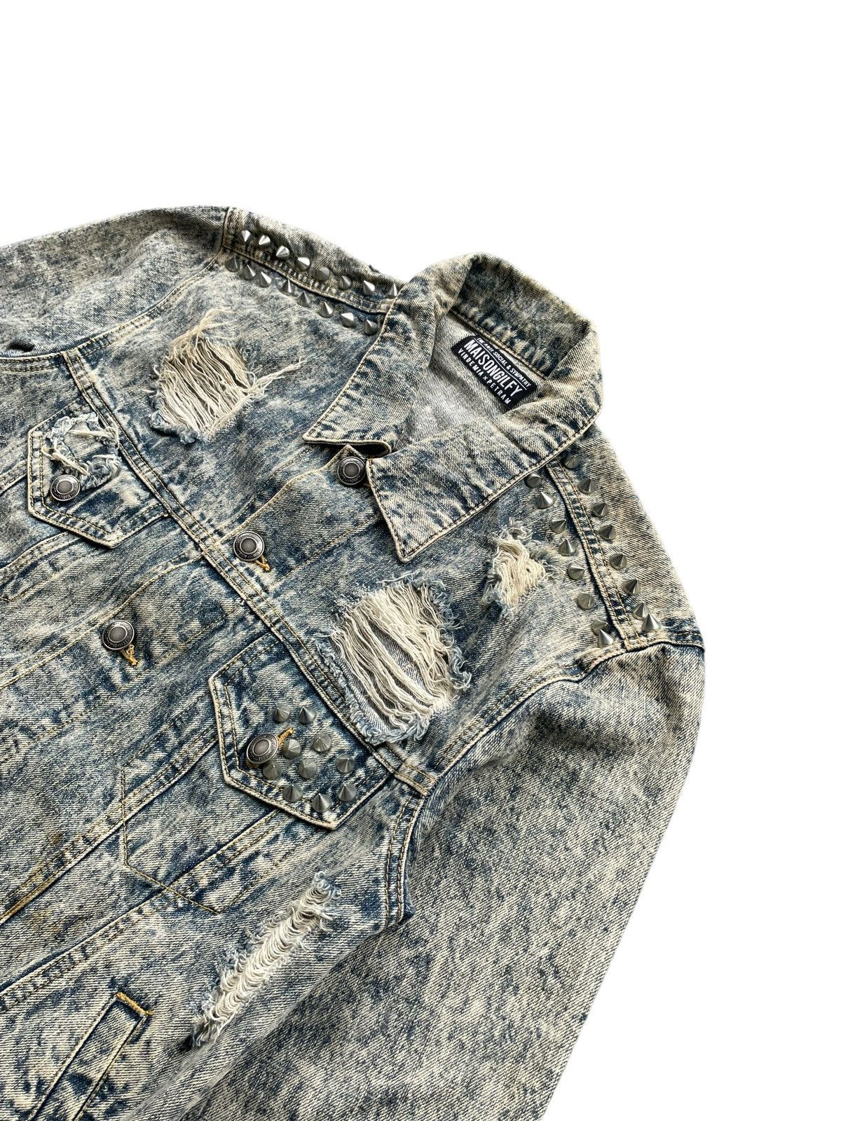 Japanese Brand Maisongilfy Vindemia x Petram Stud Distresed Jacket Size US M / EU 48-50 / 2 - 2 Thumbnail