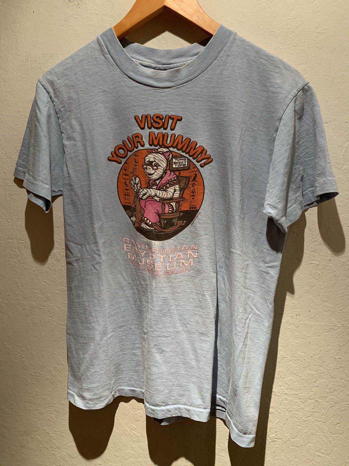 *RARE* Vintage Rosicrucian Egyptian Museum San Jose T-Shirt