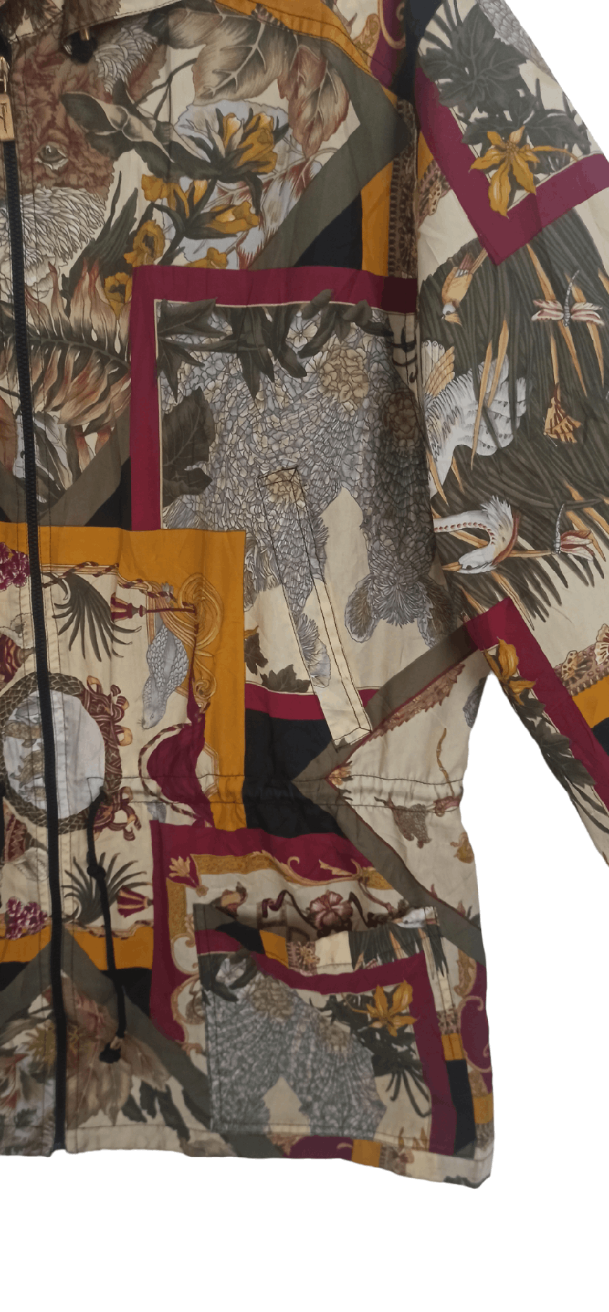 Salvatore Ferragamo Salvatore Ferragamo Animal Printed Hoodie Windbreaker Jacket Size US M / EU 48-50 / 2 - 4 Thumbnail