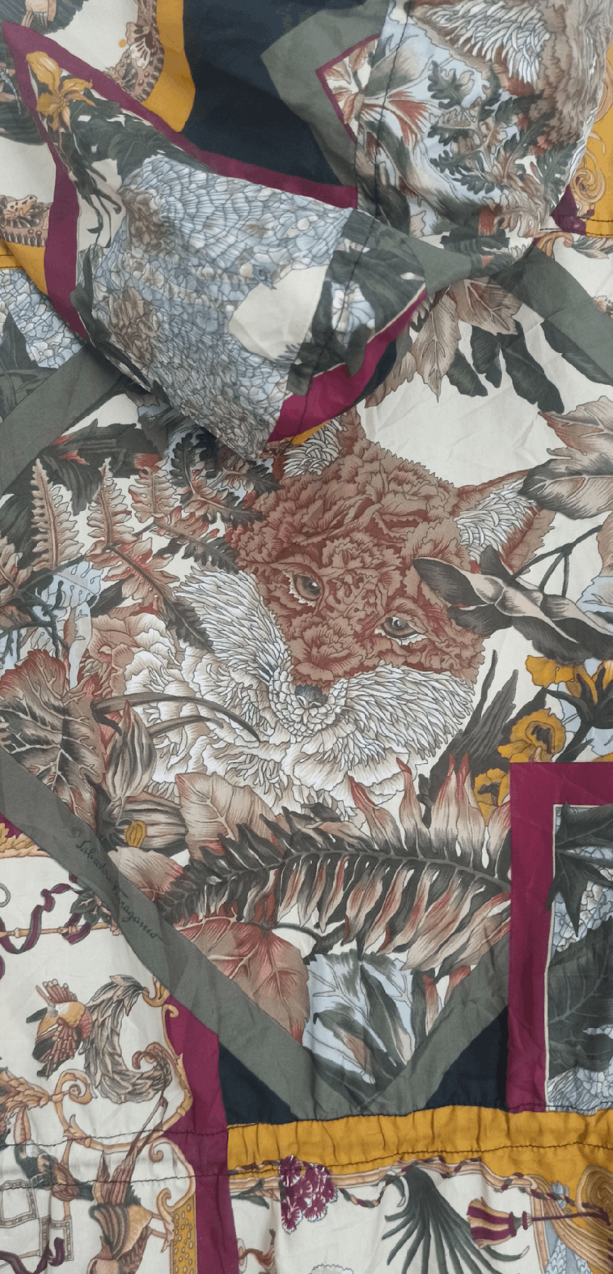 Salvatore Ferragamo Salvatore Ferragamo Animal Printed Hoodie Windbreaker Jacket Size US M / EU 48-50 / 2 - 11 Thumbnail