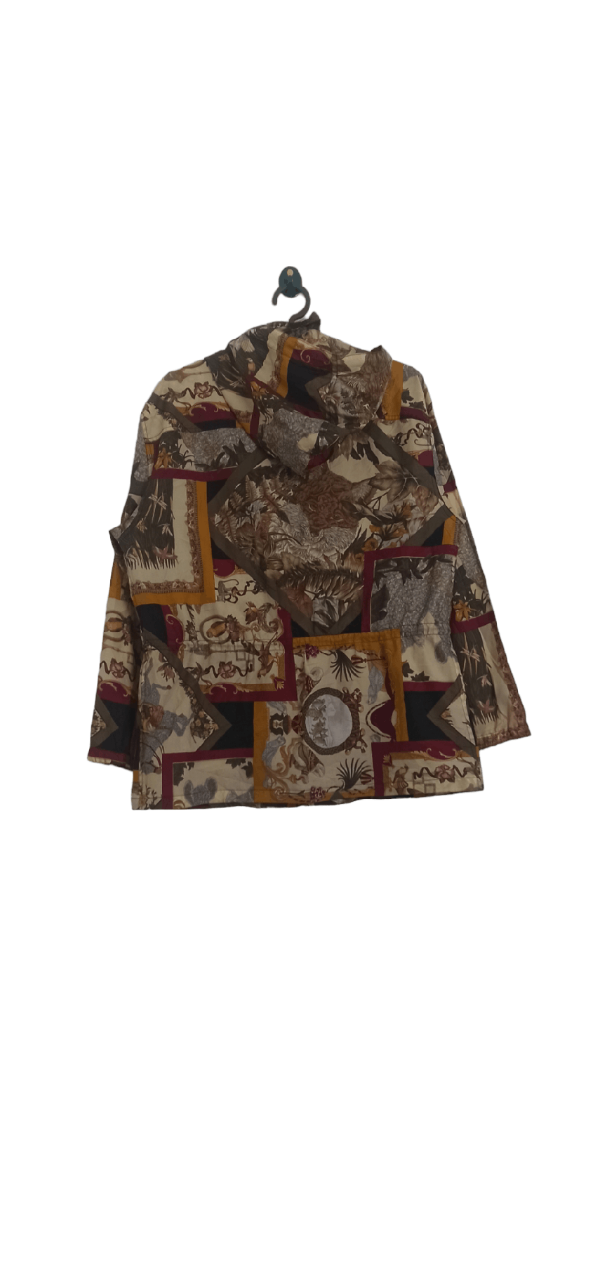 Salvatore Ferragamo Salvatore Ferragamo Animal Printed Hoodie Windbreaker Jacket Size US M / EU 48-50 / 2 - 2 Thumbnail