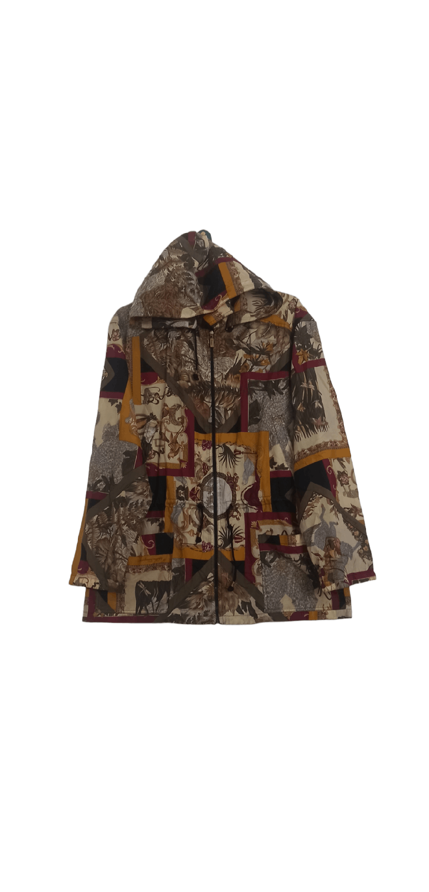 Salvatore Ferragamo Salvatore Ferragamo Animal Printed Hoodie Windbreaker Jacket Size US M / EU 48-50 / 2 - 1 Thumbnail