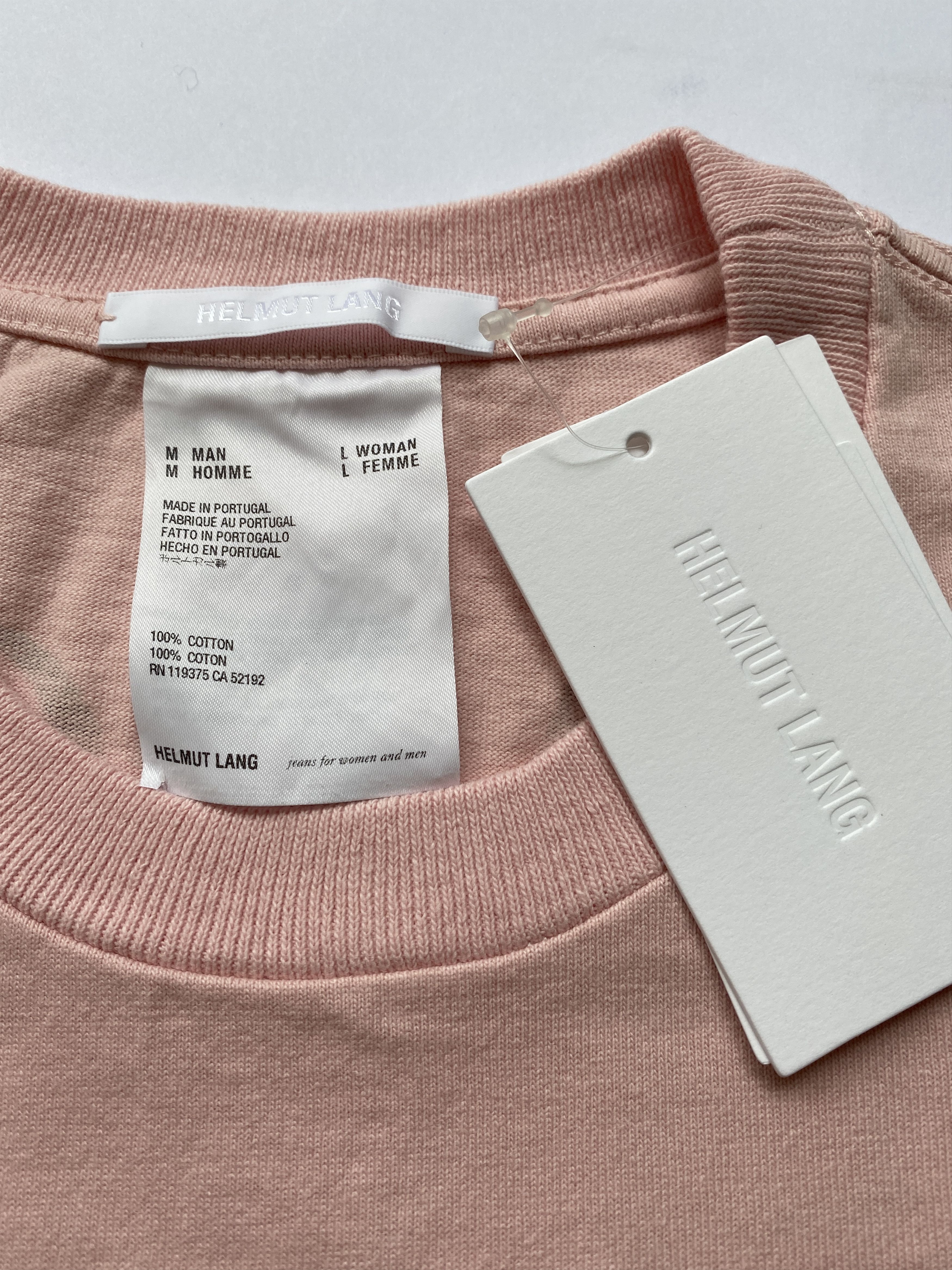 Helmut Lang ⚡️QUICK SALE⚡️ Helmut Lang Logo Pink Short Sleeve Tshirt Size US M / EU 48-50 / 2 - 3 Thumbnail