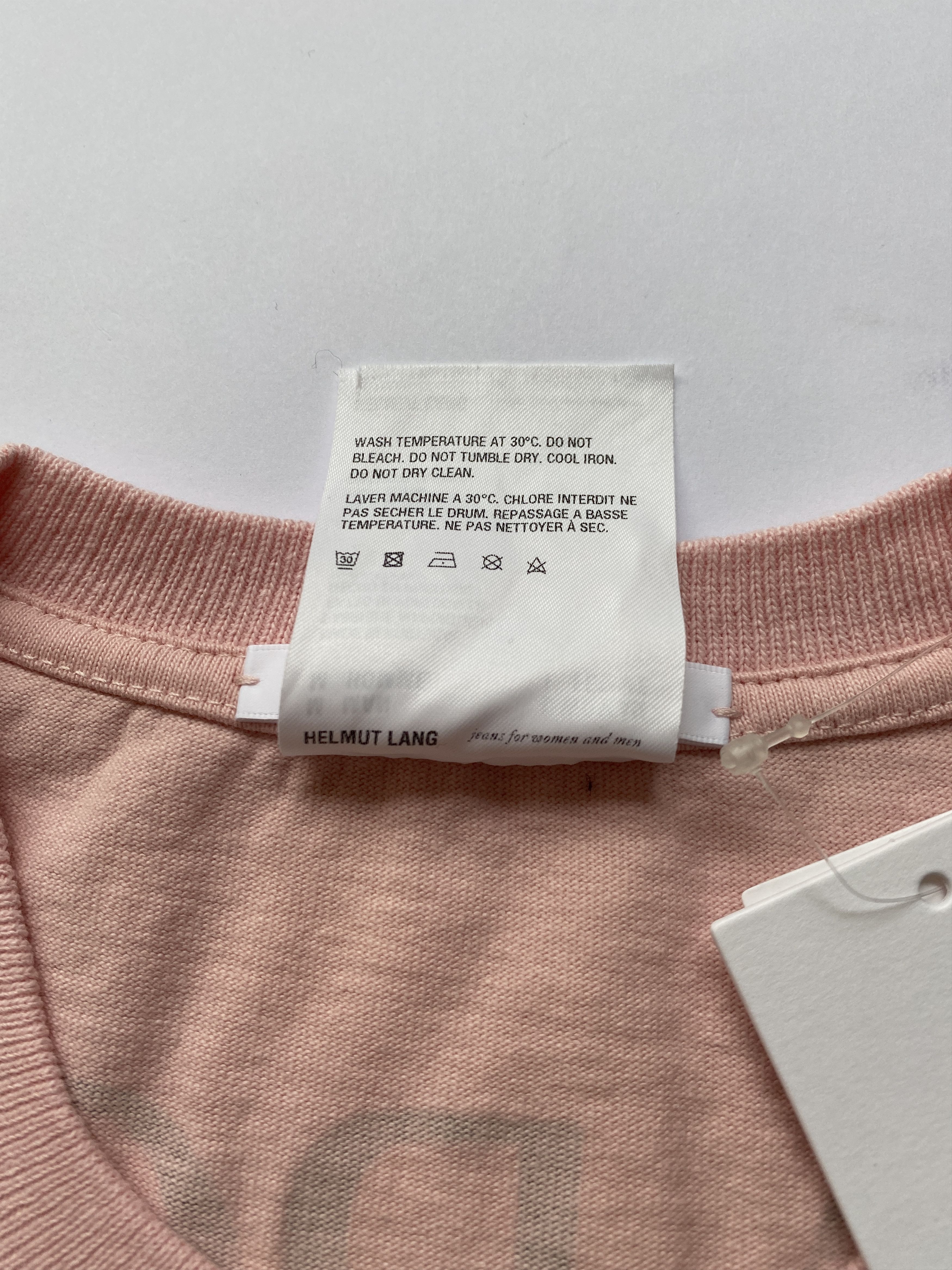 Helmut Lang ⚡️QUICK SALE⚡️ Helmut Lang Logo Pink Short Sleeve Tshirt Size US M / EU 48-50 / 2 - 4 Thumbnail