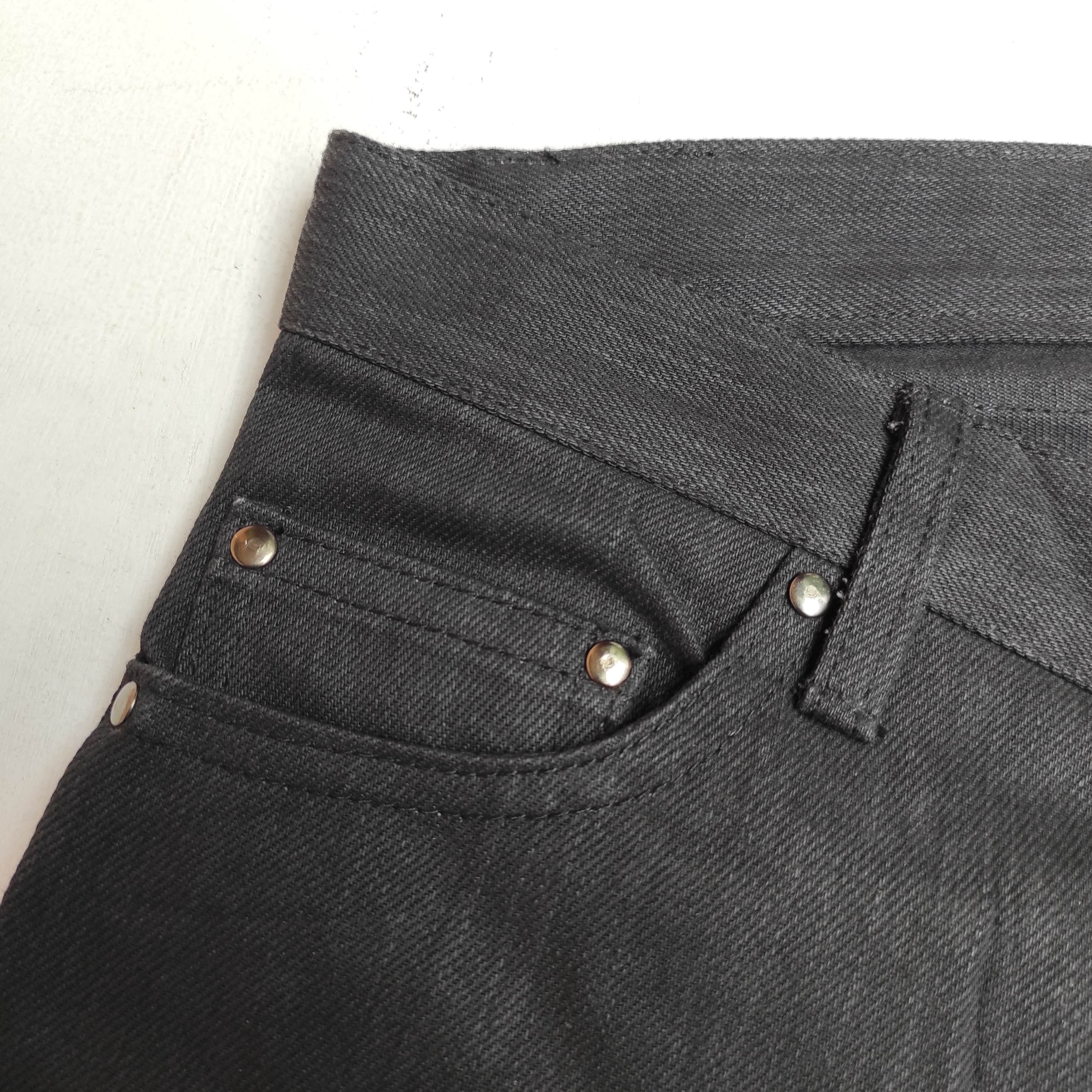 Hysteric Glamour D.K.F Leather Denim Jeans Size US 30 / EU 46 - 5 Thumbnail