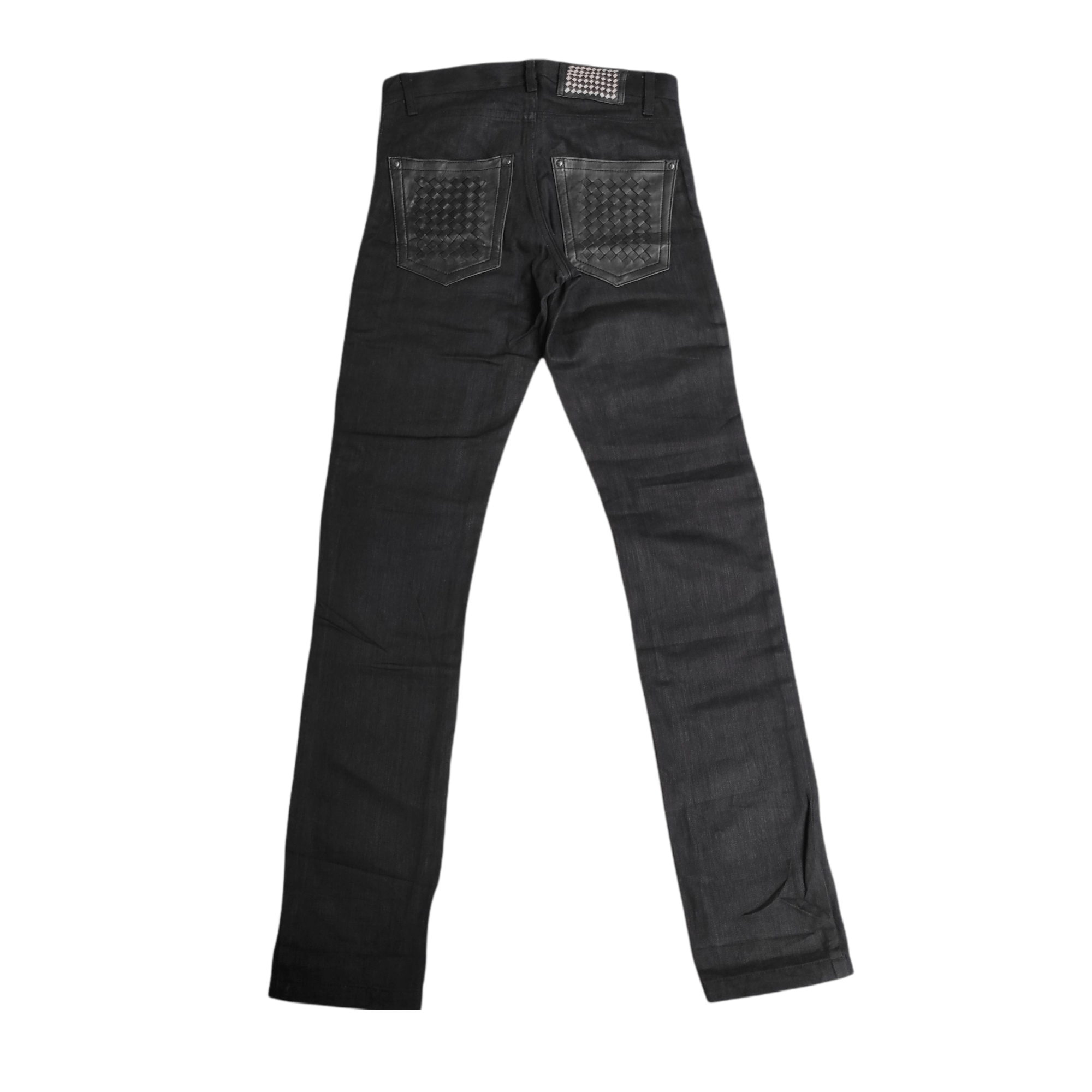 Hysteric Glamour D.K.F Leather Denim Jeans Size US 30 / EU 46 - 10 Thumbnail