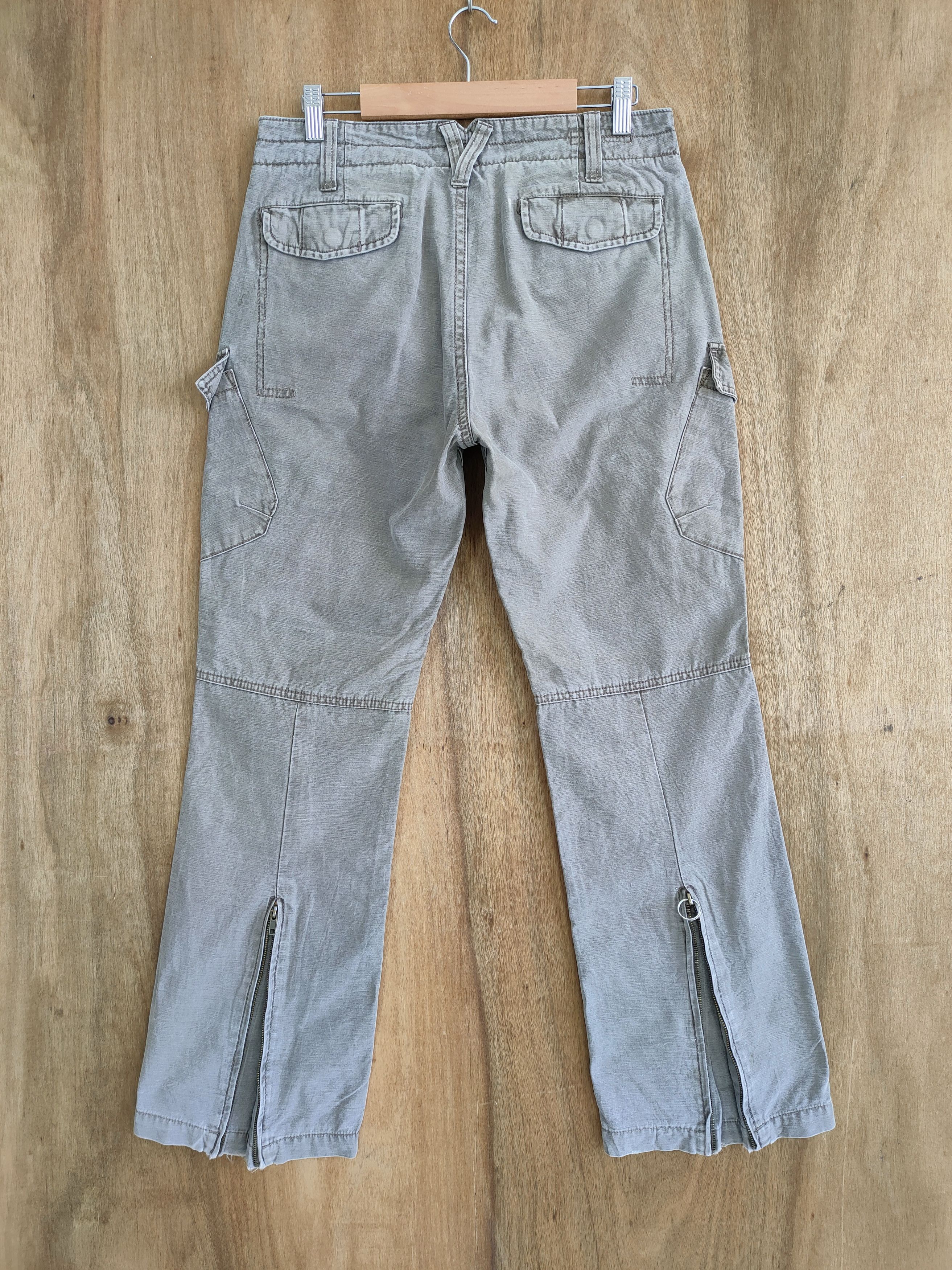 Japanese Brand OILCAKE FADED CARGO PANTS Size US 31 - 1 Thumbnail