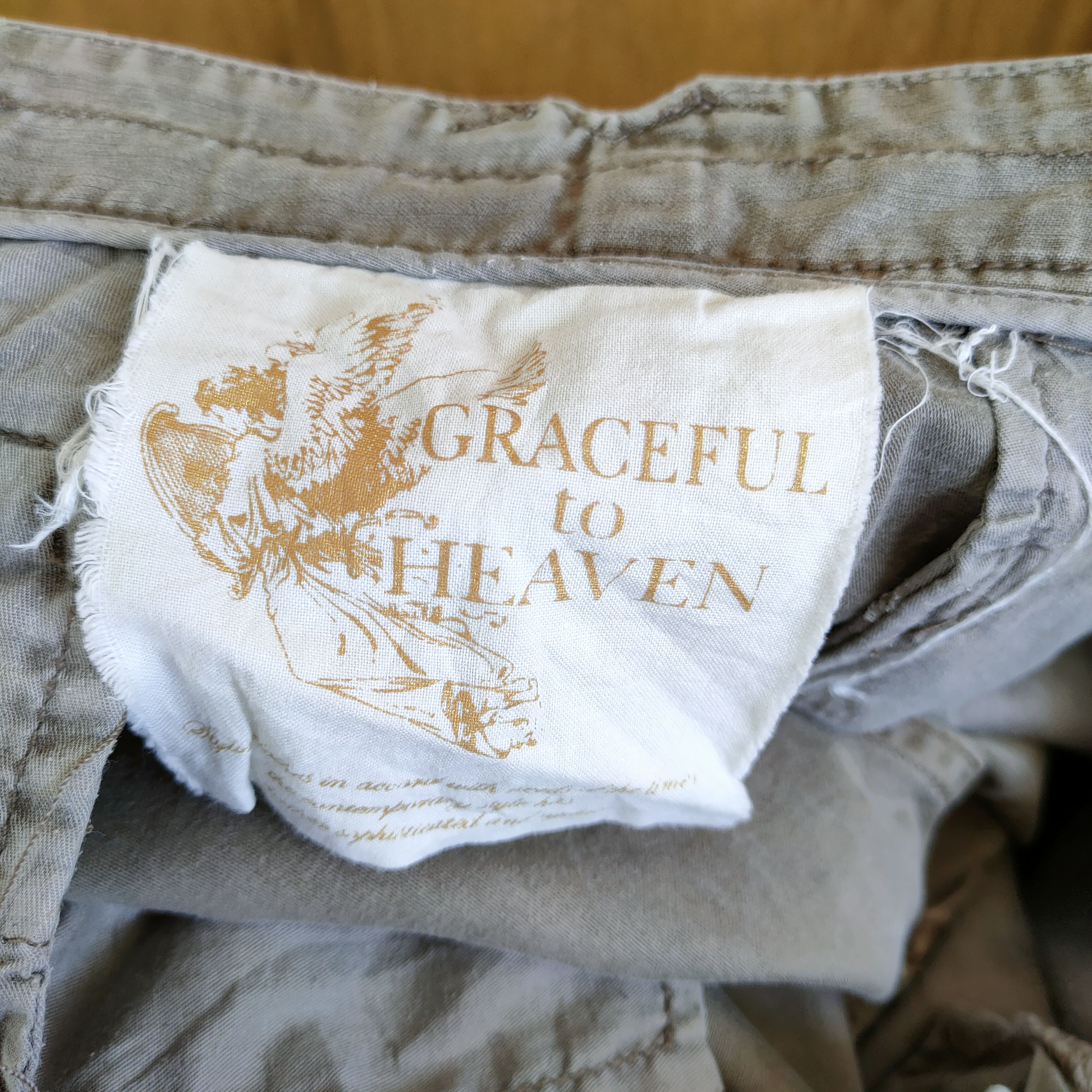 Japanese Brand OILCAKE FADED CARGO PANTS Size US 31 - 14 Thumbnail
