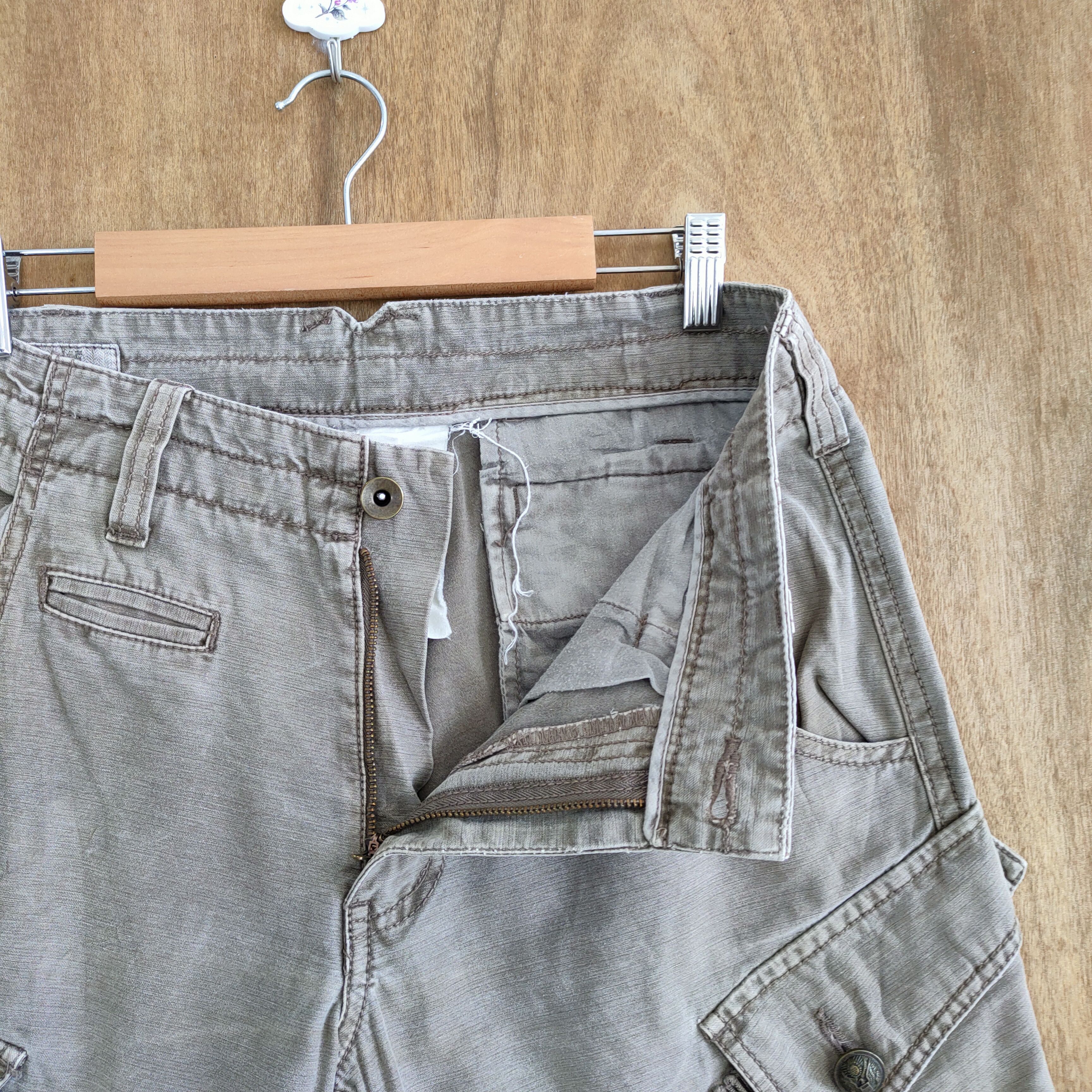 Japanese Brand OILCAKE FADED CARGO PANTS Size US 31 - 12 Thumbnail