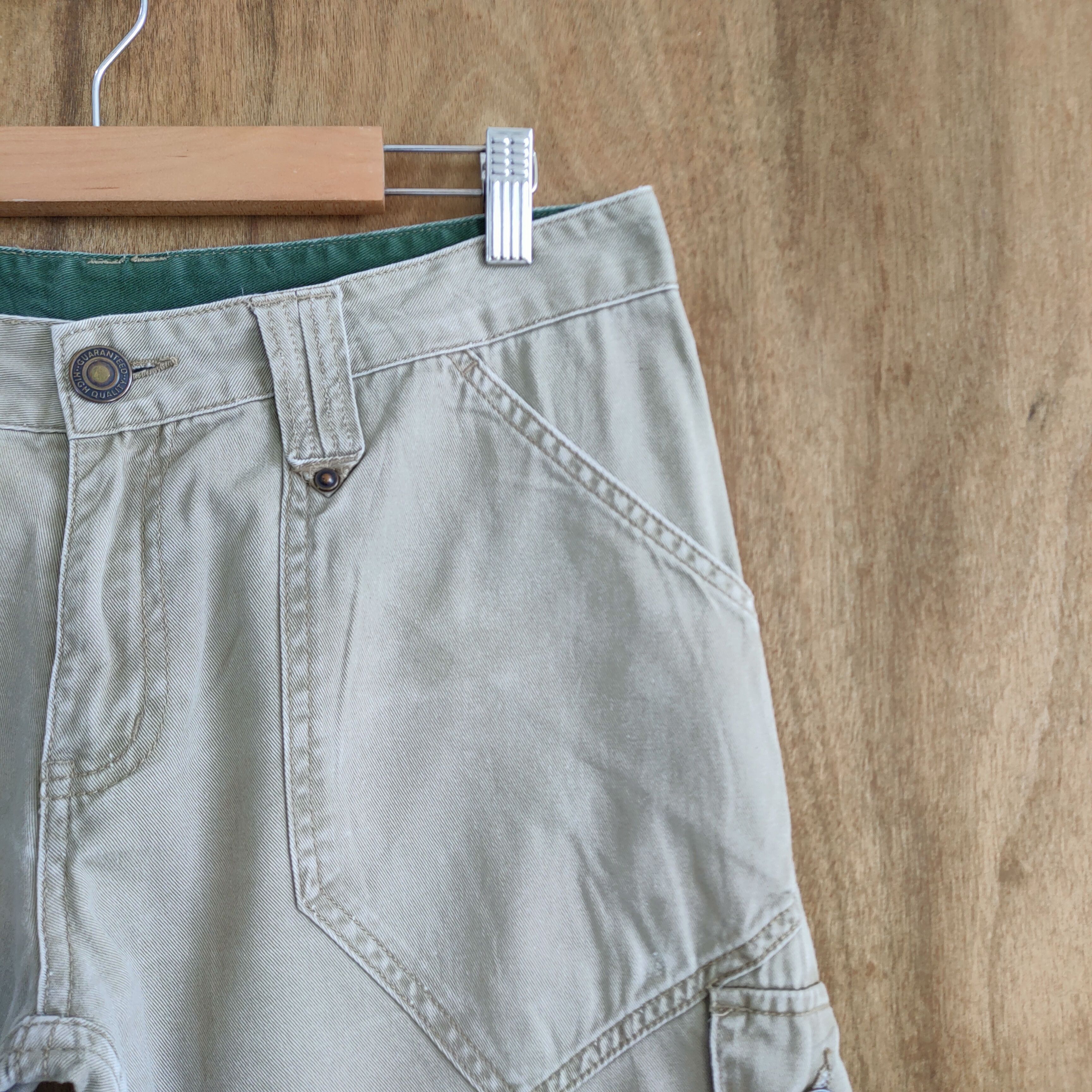 Japanese Brand VINTAGE SOUL FADED CARGO PANTS Size US 32 / EU 48 - 7 Thumbnail