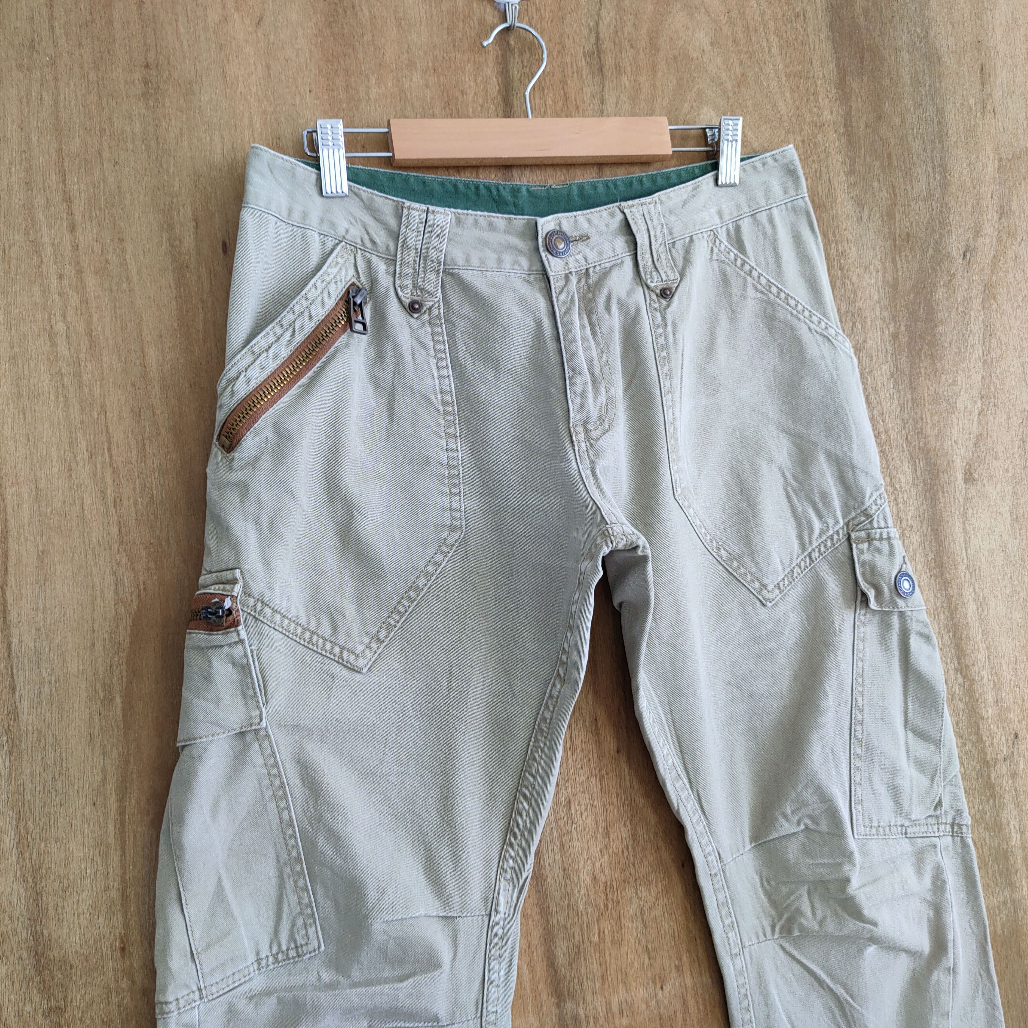 Japanese Brand VINTAGE SOUL FADED CARGO PANTS Size US 32 / EU 48 - 5 Thumbnail