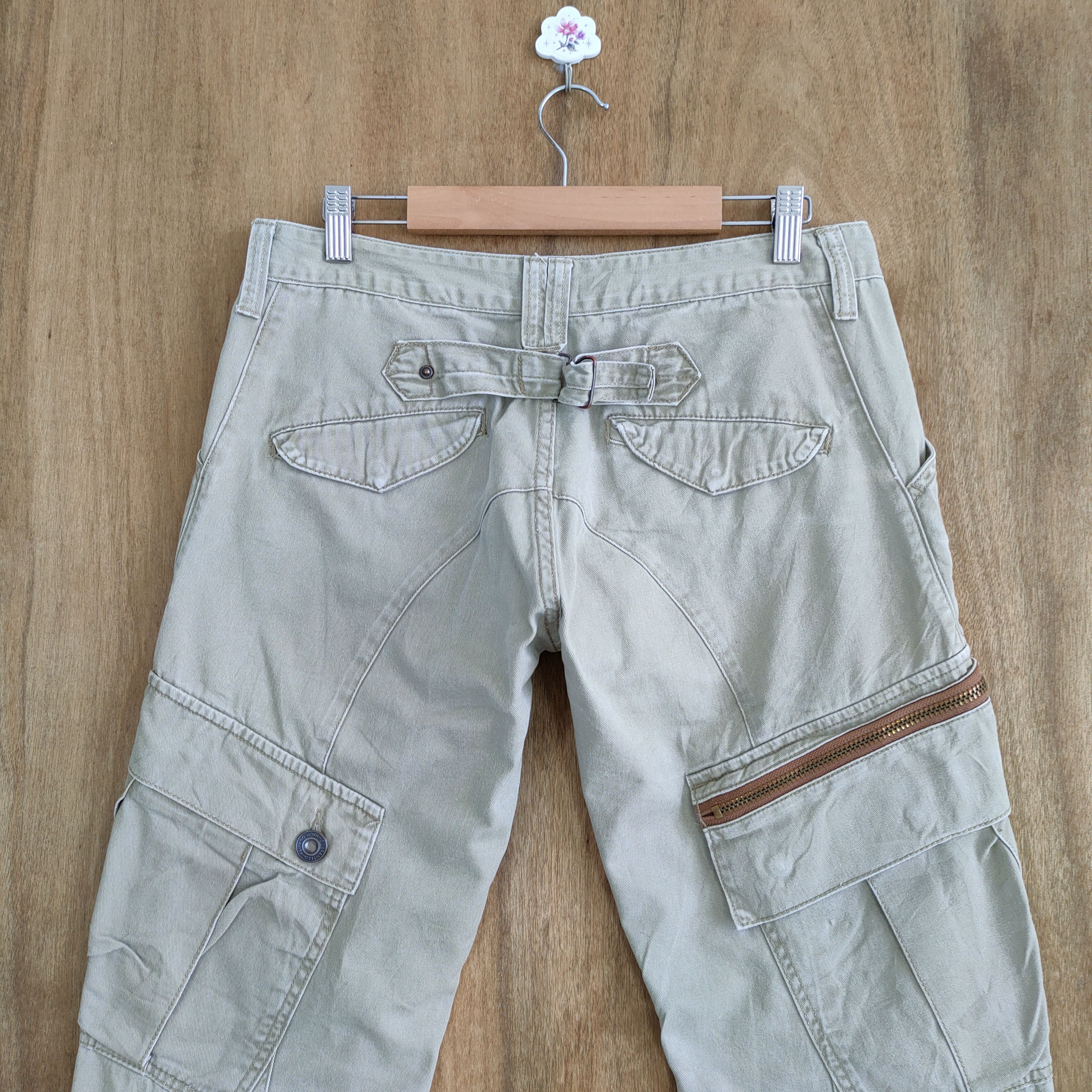 Japanese Brand VINTAGE SOUL FADED CARGO PANTS Size US 32 / EU 48 - 9 Thumbnail