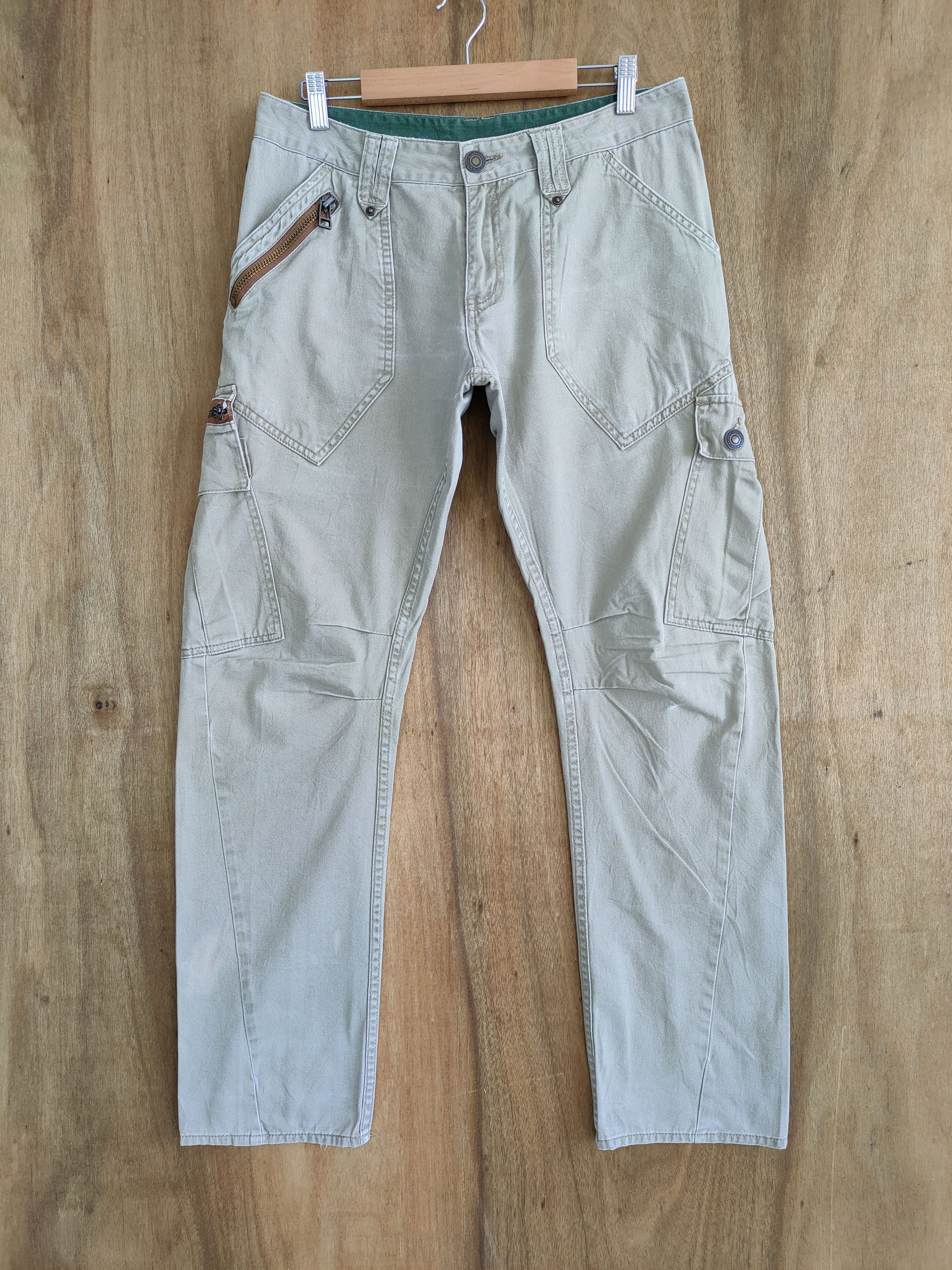 Japanese Brand VINTAGE SOUL FADED CARGO PANTS Size US 32 / EU 48 - 2 Thumbnail