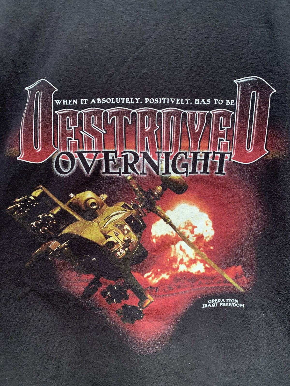 Other *RARE* Vintage Operation Iraqi Freedom USA-Made T-Shirt - L Size US L / EU 52-54 / 3 - 2 Thumbnail