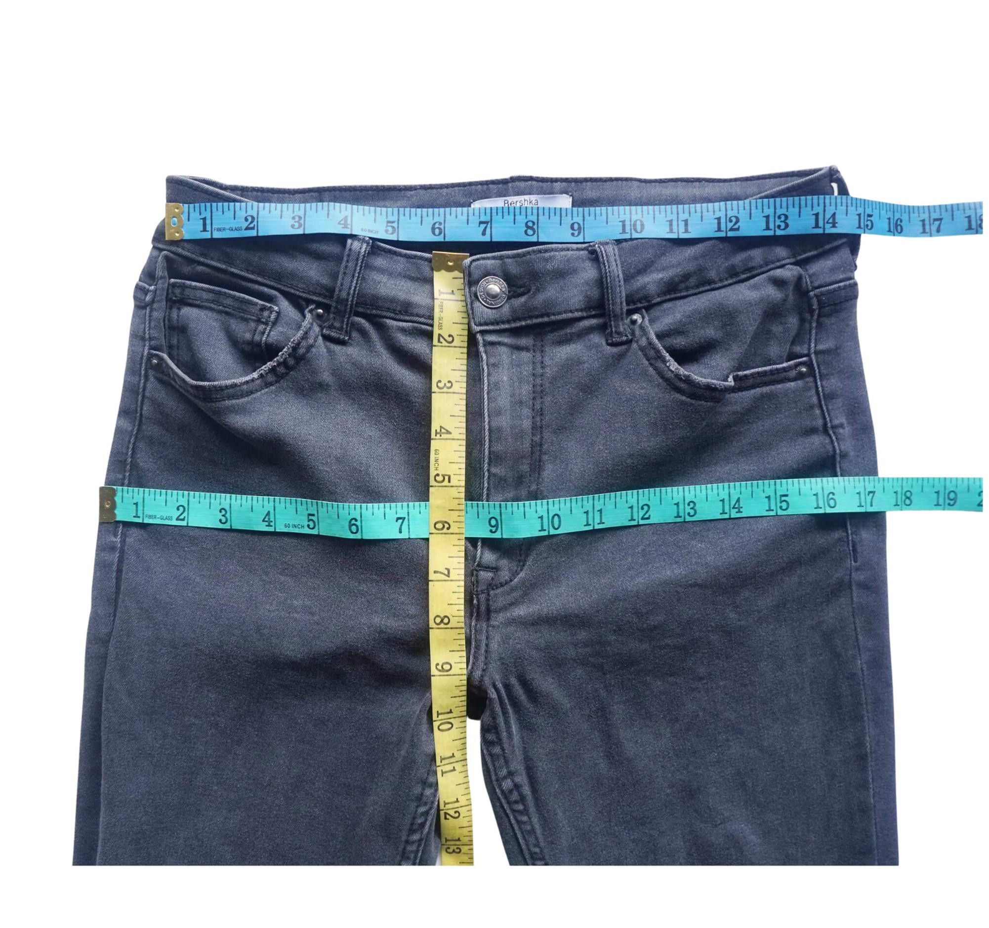 Bershka BERSHKA Skinny Low Rise Ripped Stretchable Jeans Size US 28 / EU 44 - 9 Thumbnail