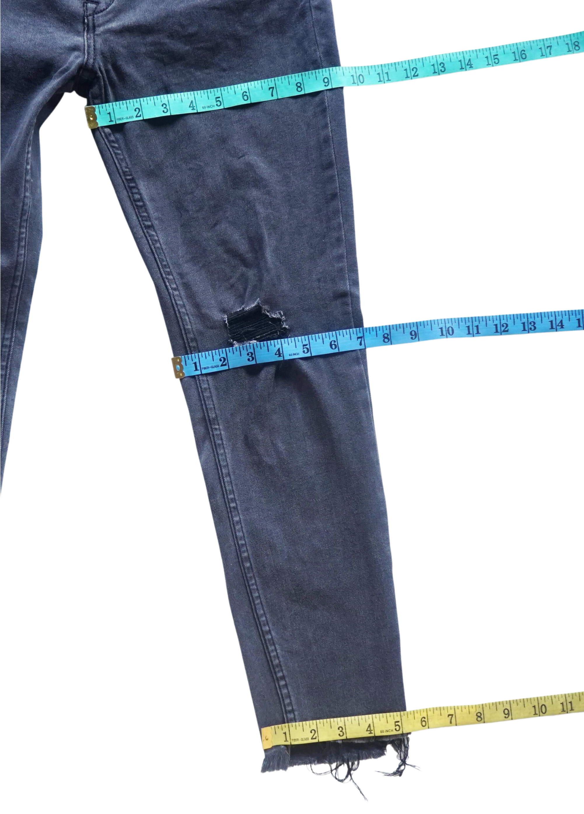 Bershka BERSHKA Skinny Low Rise Ripped Stretchable Jeans Size US 28 / EU 44 - 10 Thumbnail