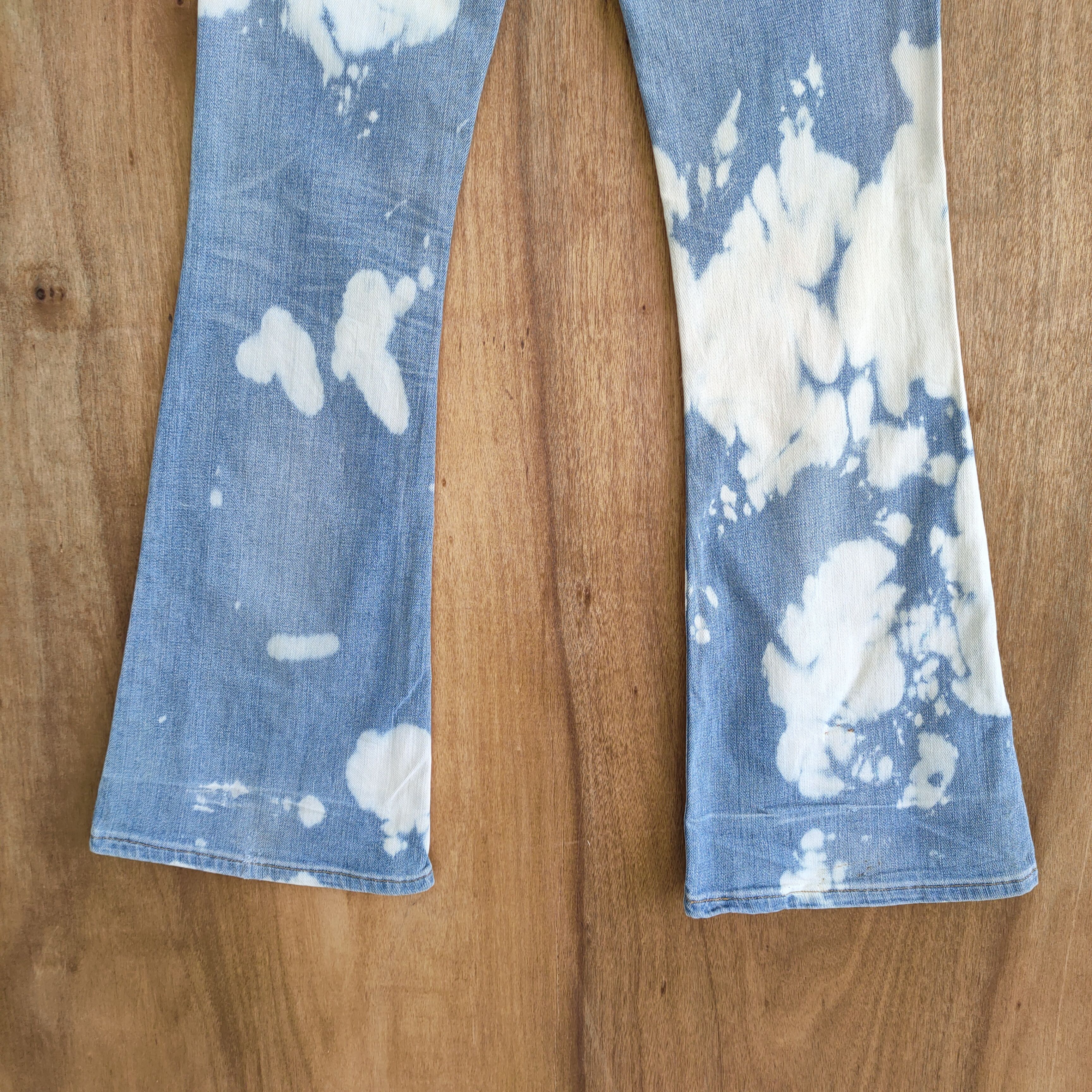 Levi's VINTAGE LEVI'S BOOTCUT FLARED FADED DENIM JEAN PANTS Size US 26 / EU 42 - 10 Thumbnail