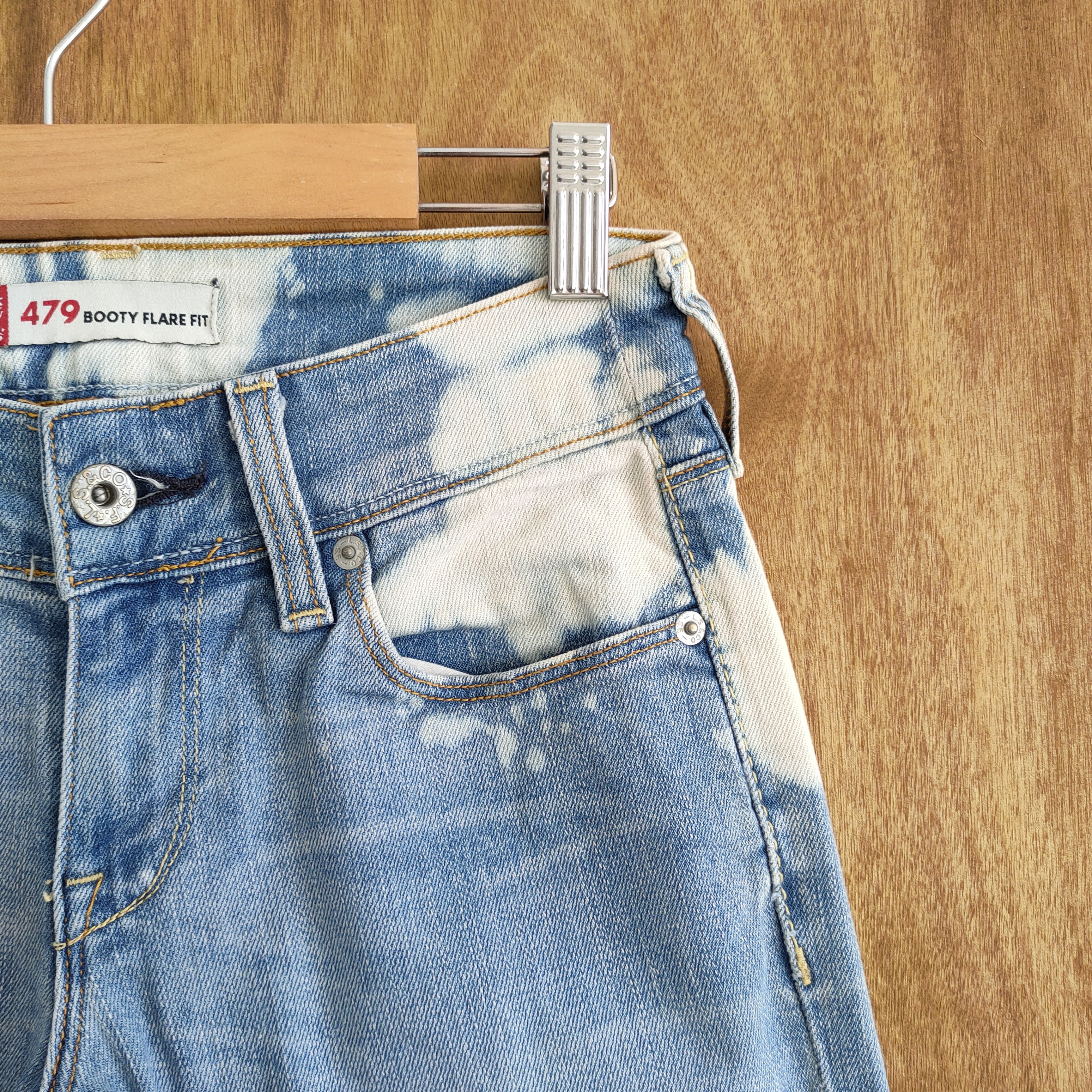 Levi's VINTAGE LEVI'S BOOTCUT FLARED FADED DENIM JEAN PANTS Size US 26 / EU 42 - 7 Thumbnail