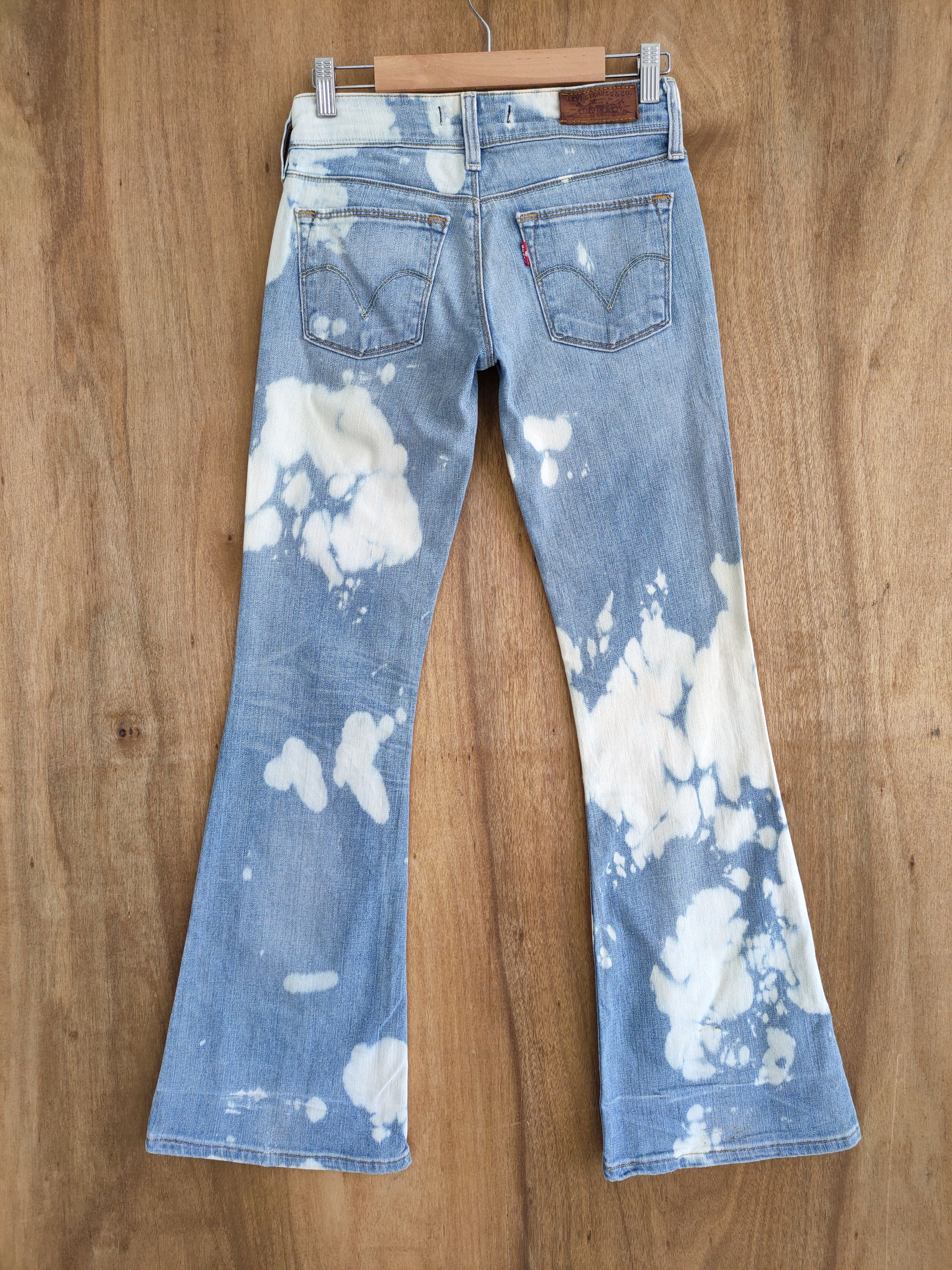 Levi's VINTAGE LEVI'S BOOTCUT FLARED FADED DENIM JEAN PANTS Size US 26 / EU 42 - 8 Thumbnail