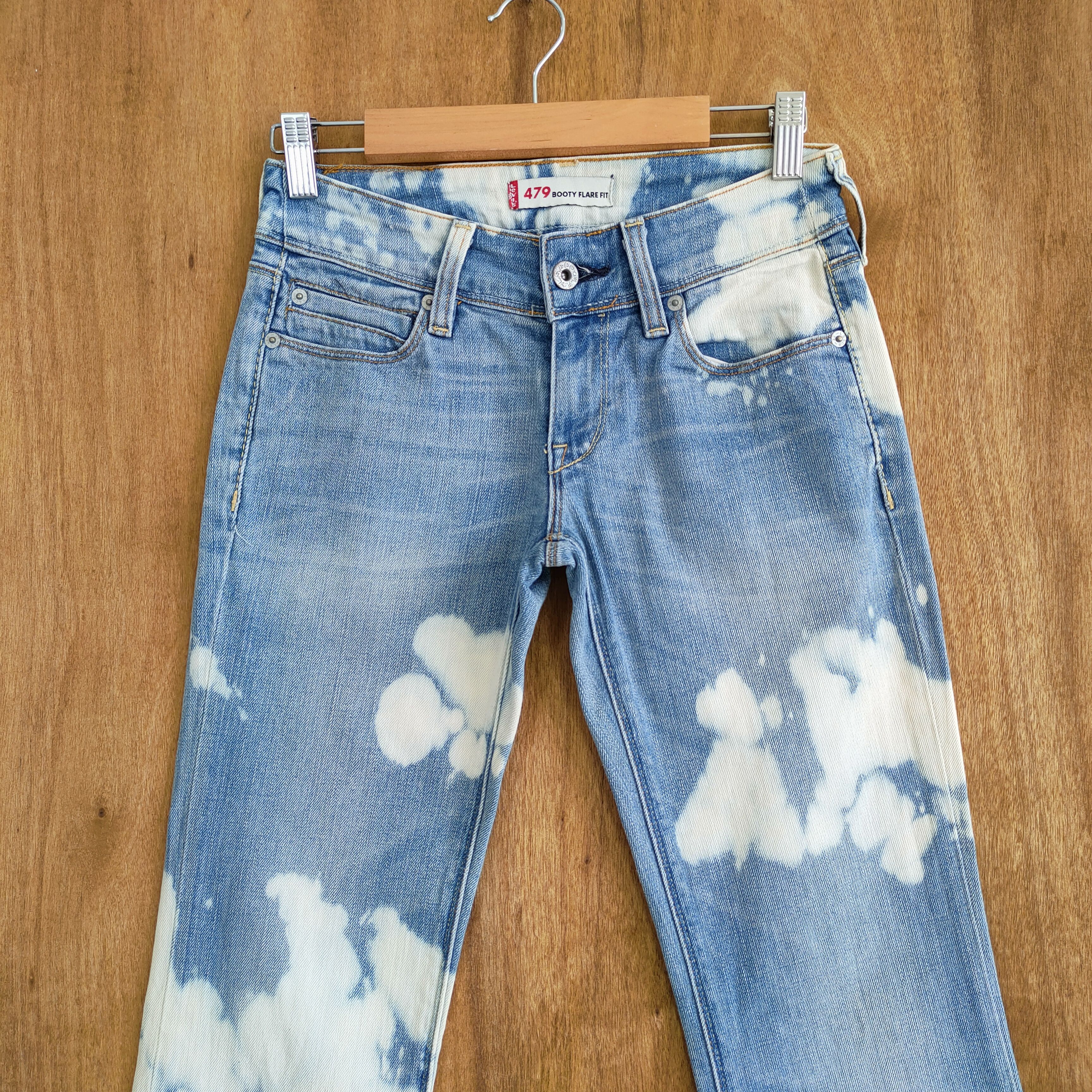 Levi's VINTAGE LEVI'S BOOTCUT FLARED FADED DENIM JEAN PANTS Size US 26 / EU 42 - 2 Thumbnail