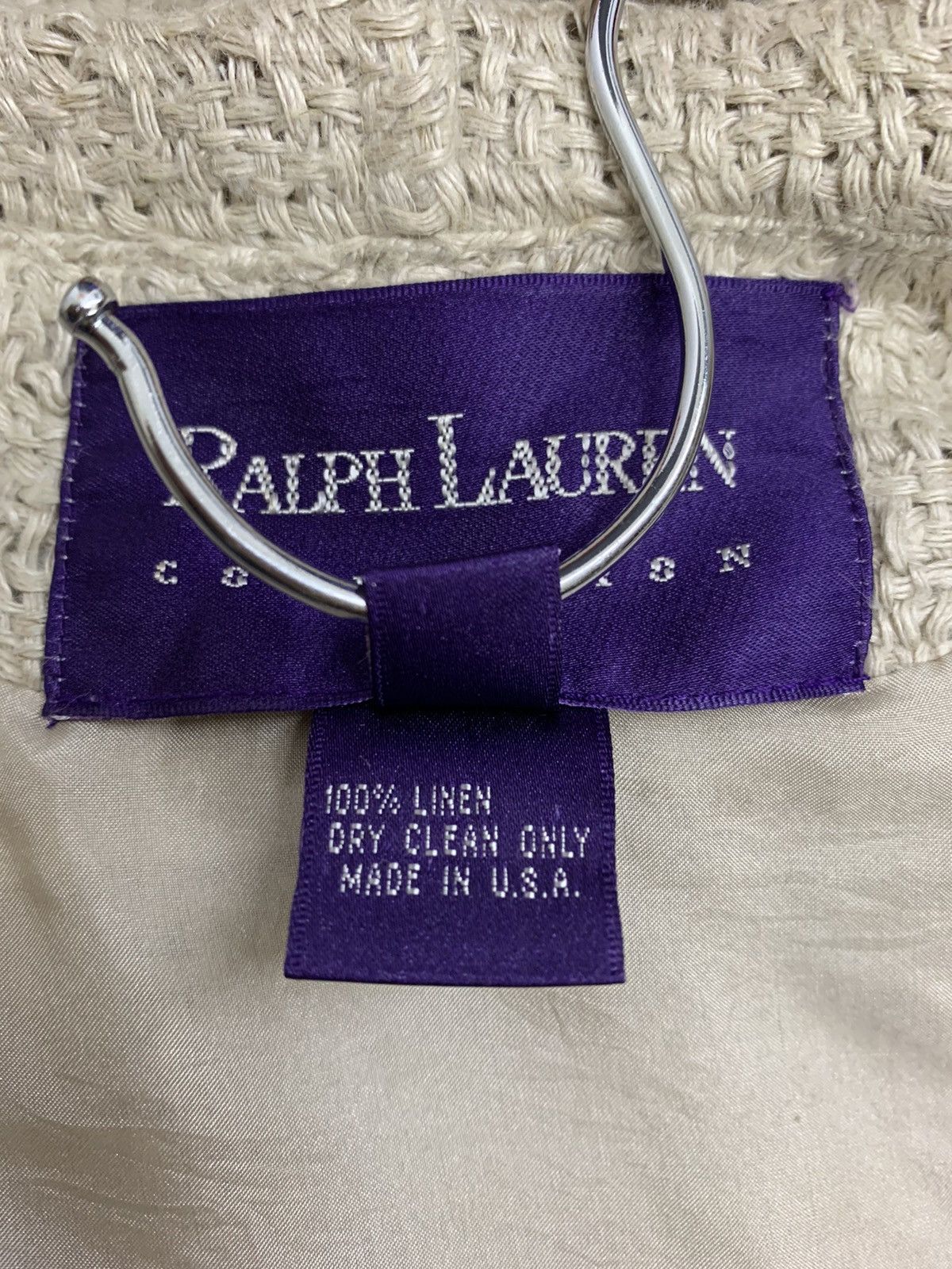 Ralph Lauren RL Ralph Lauren Purple Laber Crop Top Knit Jacket Size S / US 4 / IT 40 - 10 Thumbnail