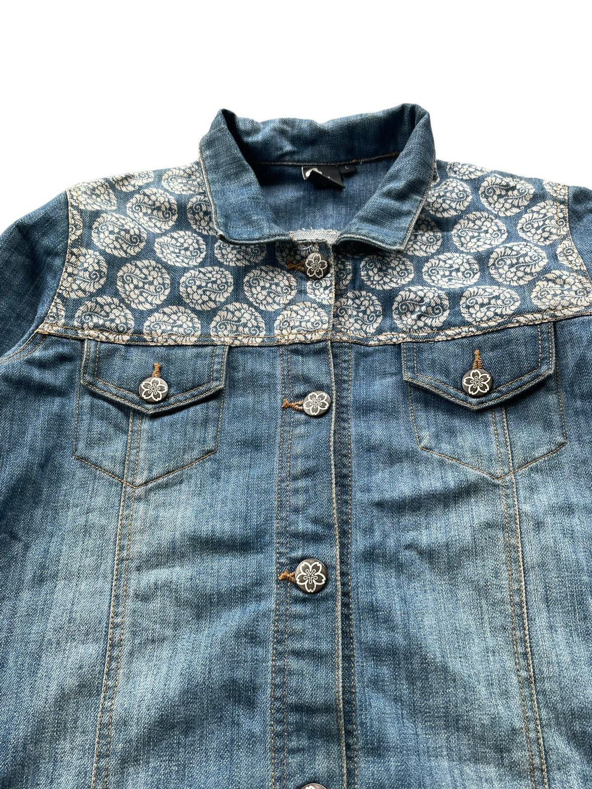 Japanese Brand Ai Lince Pheonix Denim Jacket Size M / US 6-8 / IT 42-44 - 3 Thumbnail