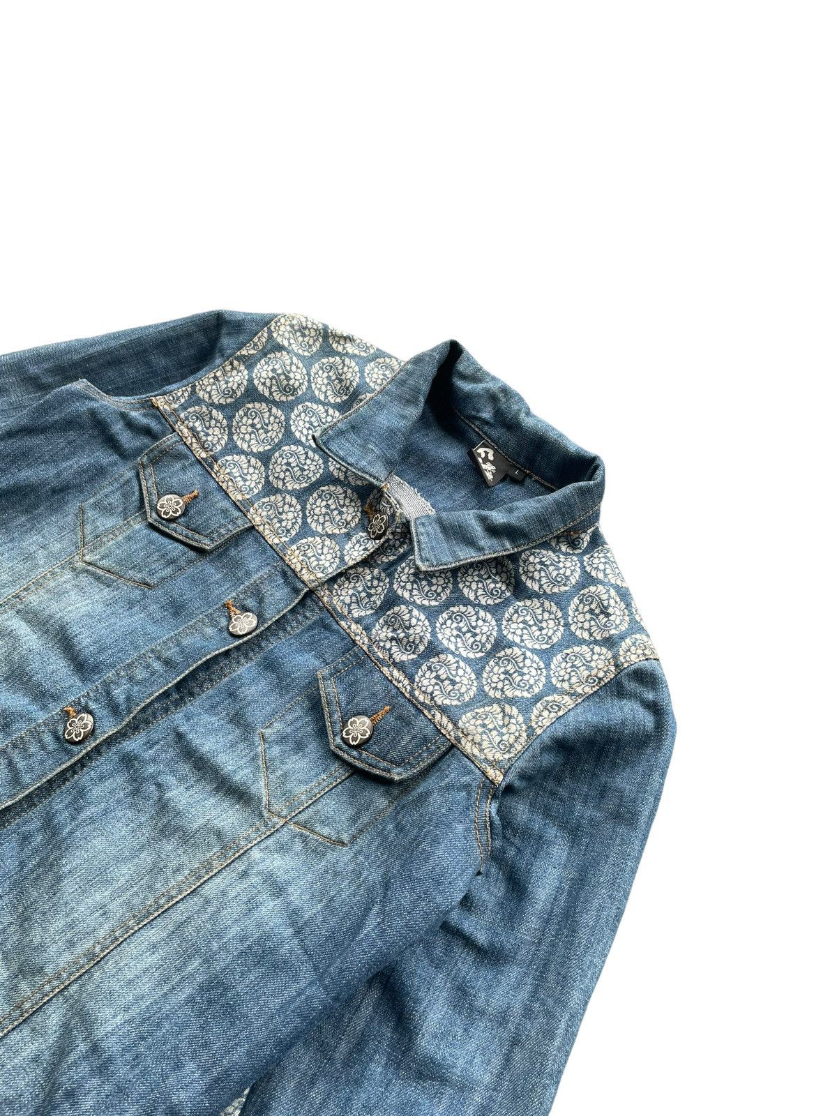 Japanese Brand Ai Lince Pheonix Denim Jacket Size M / US 6-8 / IT 42-44 - 2 Thumbnail