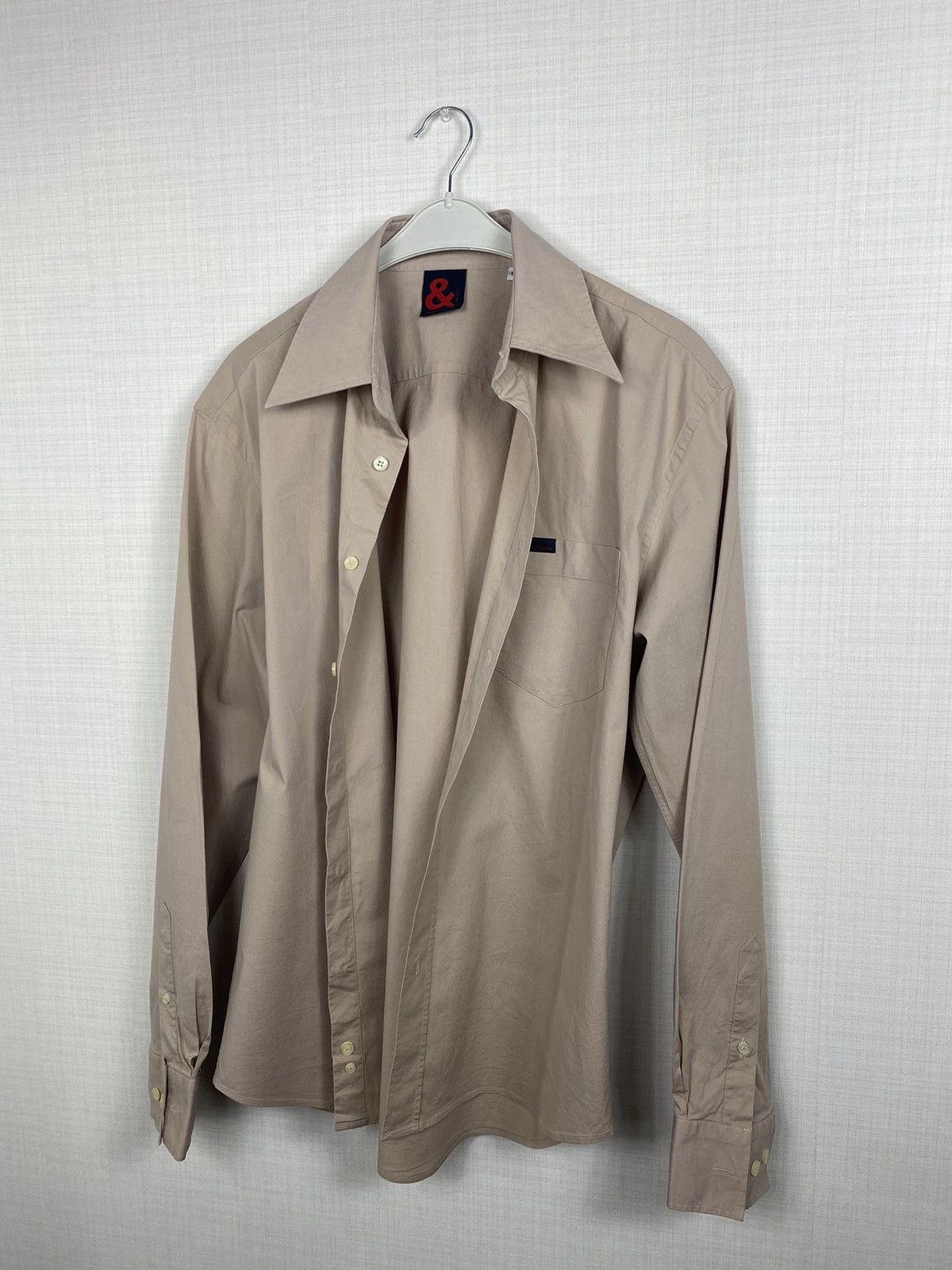 Dolce & Gabbana × Vintage Dolce & Gabbana button up shirt beige pocket military Size US M / EU 48-50 / 2 - 3 Thumbnail